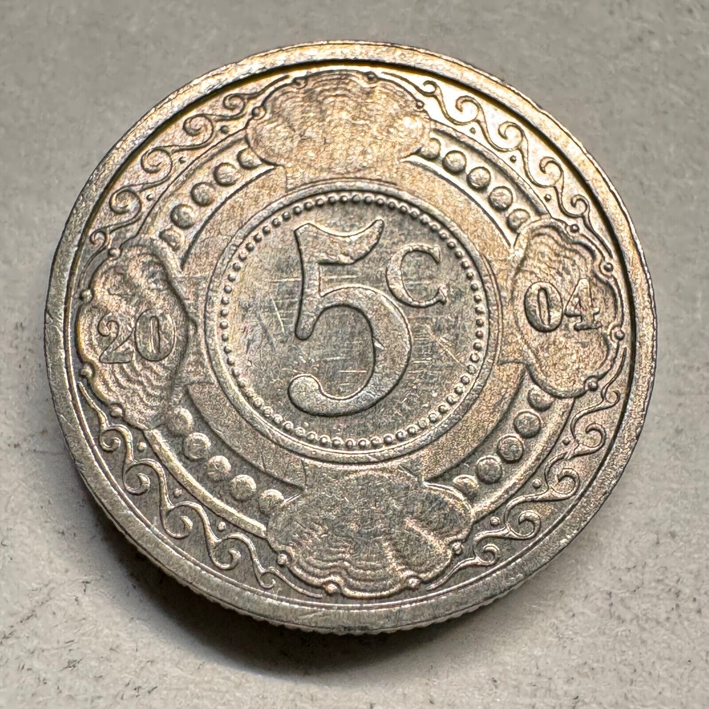 2004 Netherlands Antilles 5 Cents - Beautiful Coin - #A-026