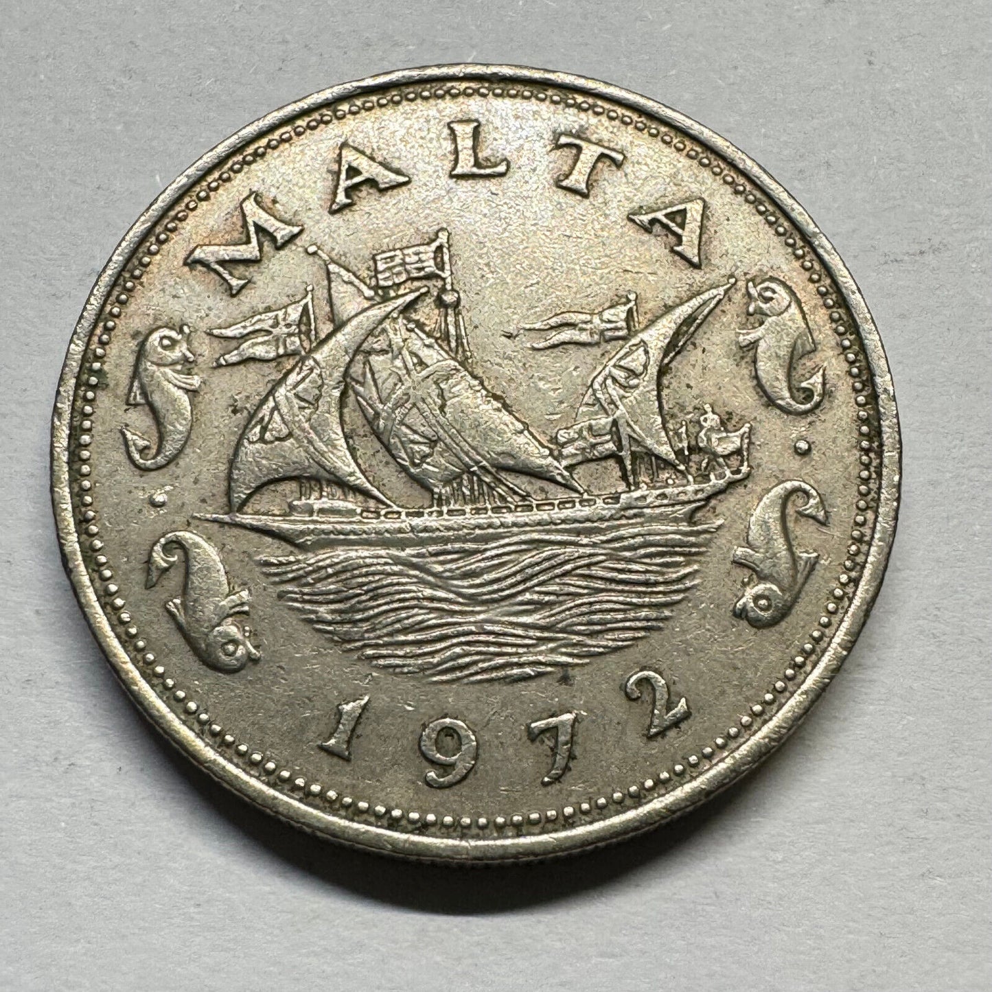 Malta 1972 10 Cents - Beautiful Coin - #A-003