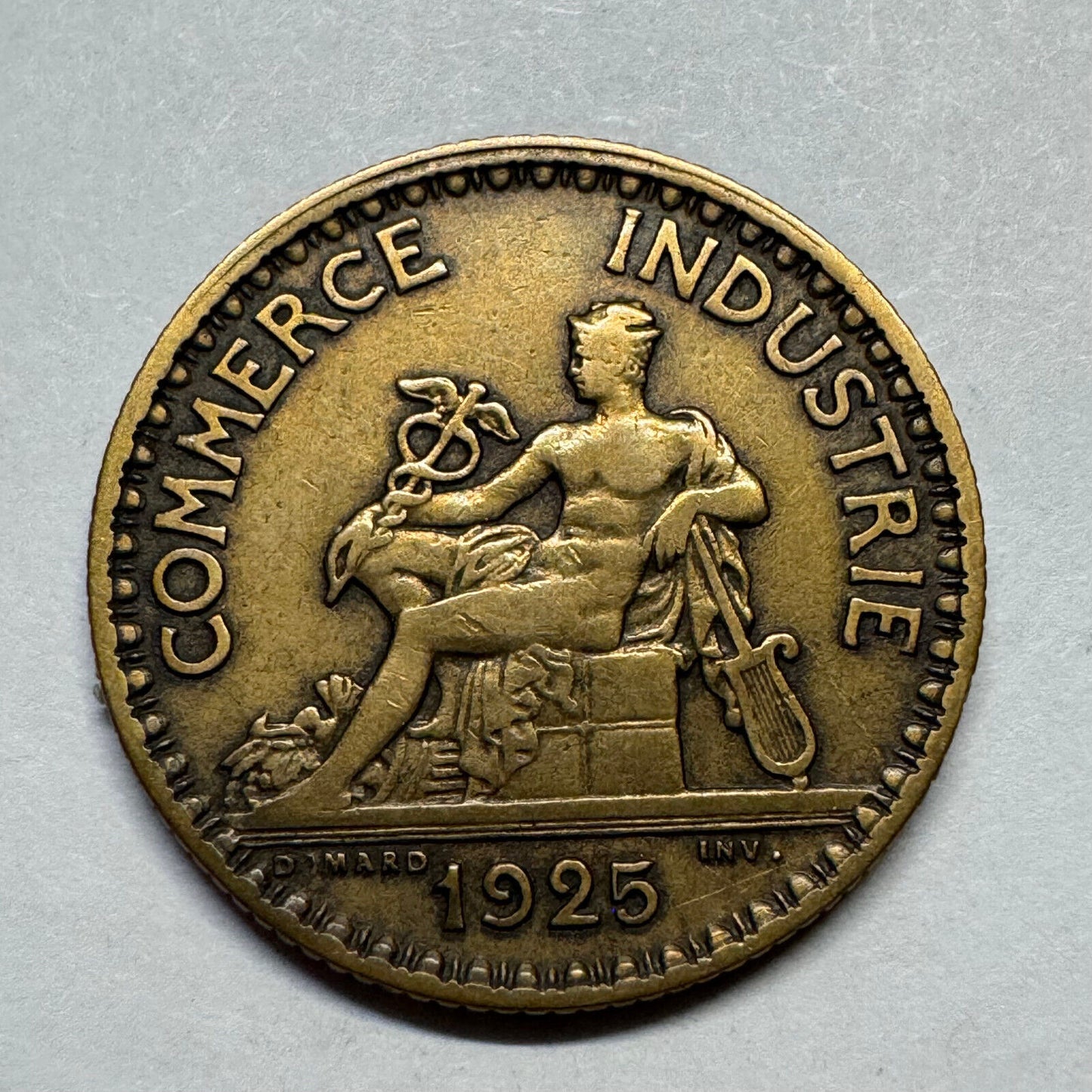 1925 France 1 Franc - Beautiful Coin - #B-027