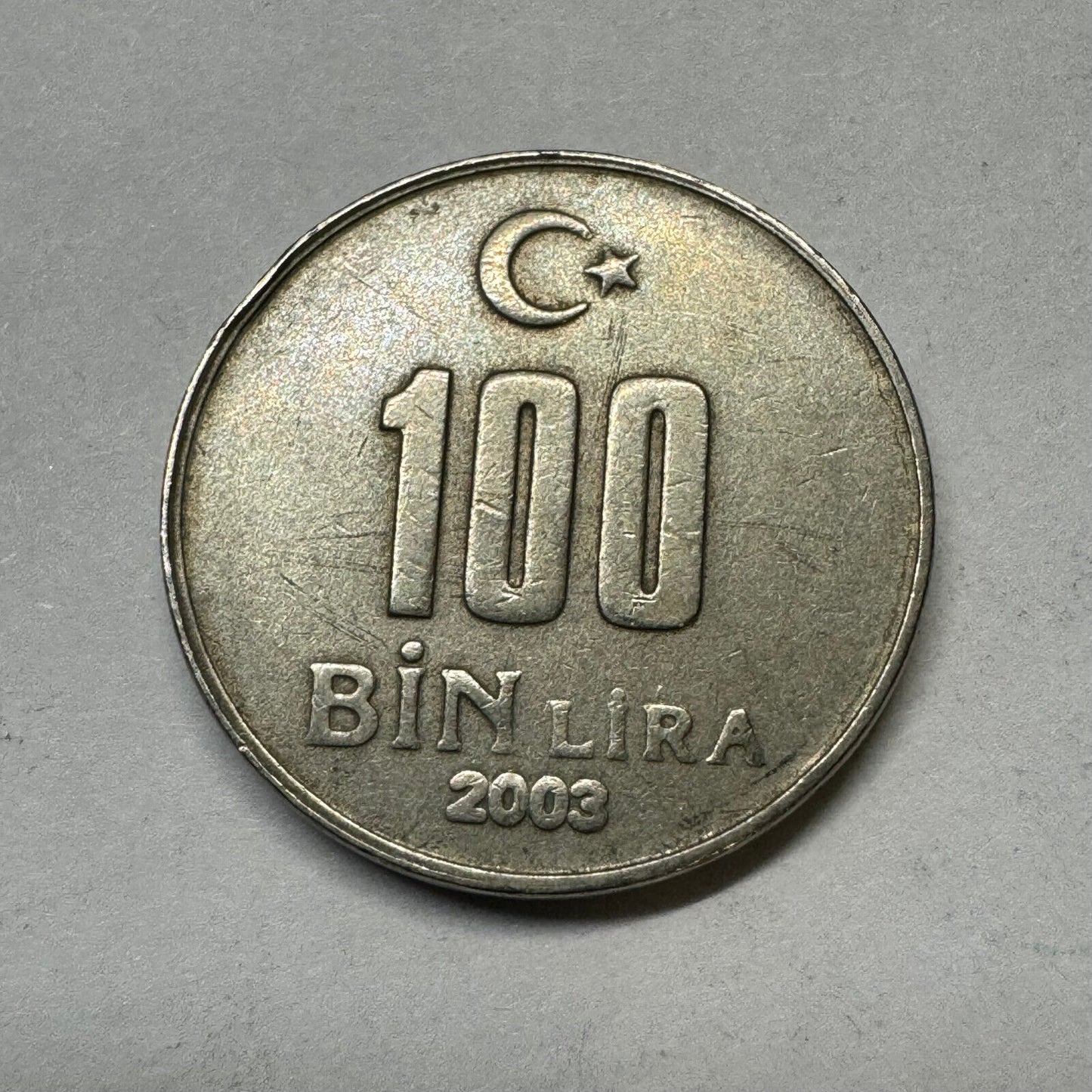 2003 Turkey 100 Bin Lira - Beautiful Coin - #A-010