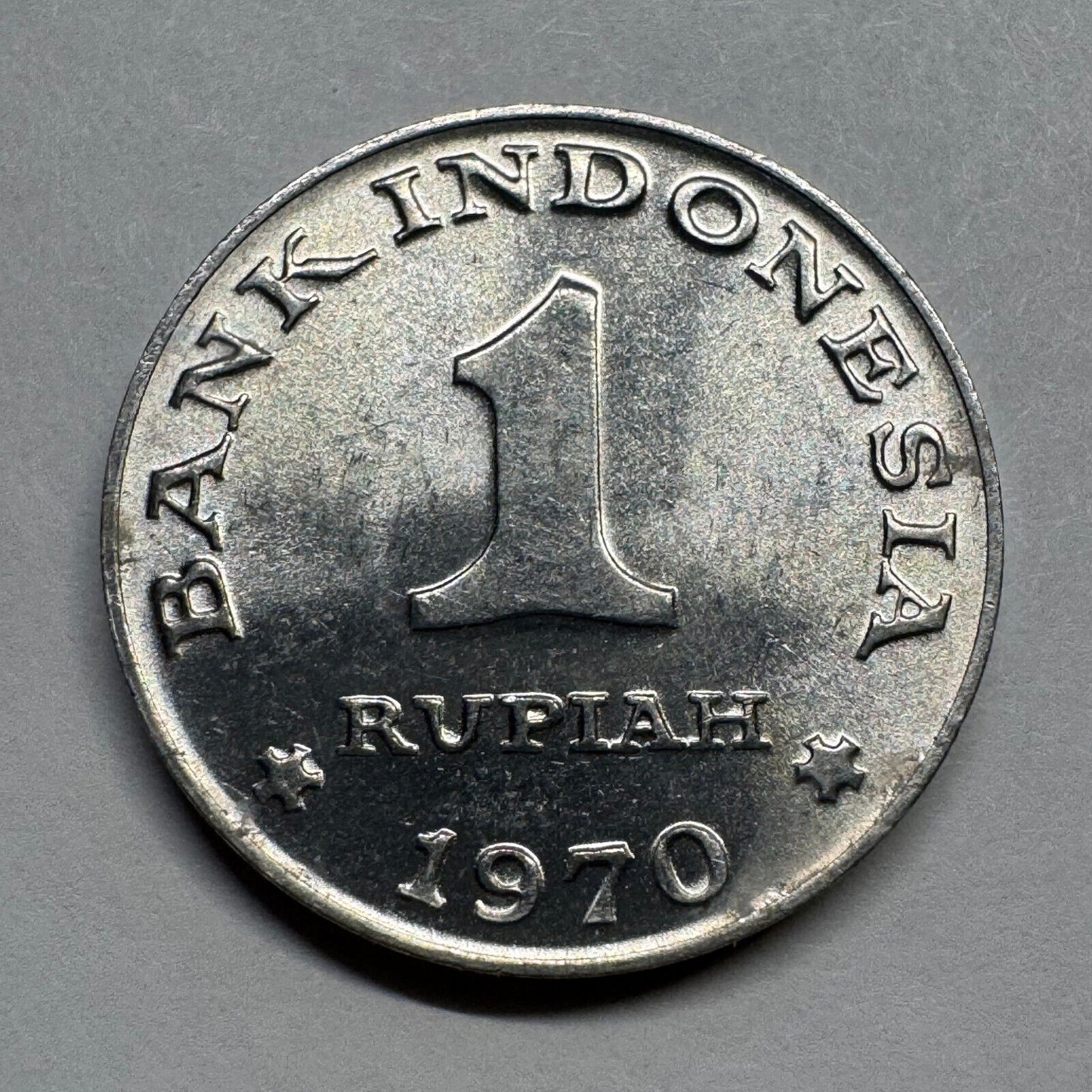 1970 Indonesia 1 Rupiah - Beautiful Coin - #B-034