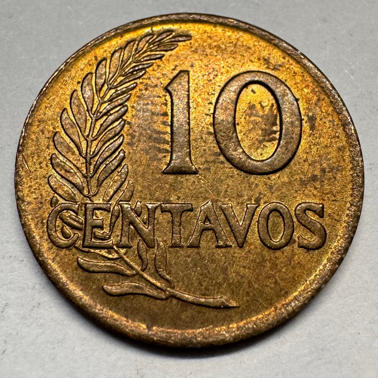 1960 Peru 10 Centavos - Beautiful Coin - #A-047