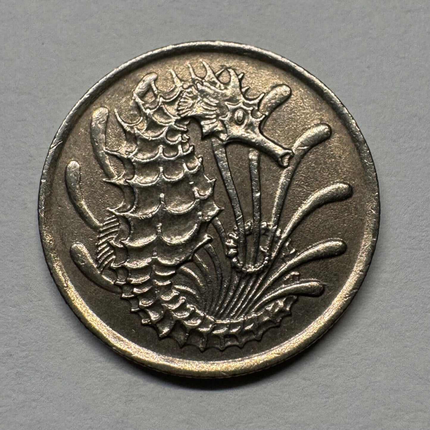 1970 Singapore 10 Cents - Beautiful Coin - #B-043