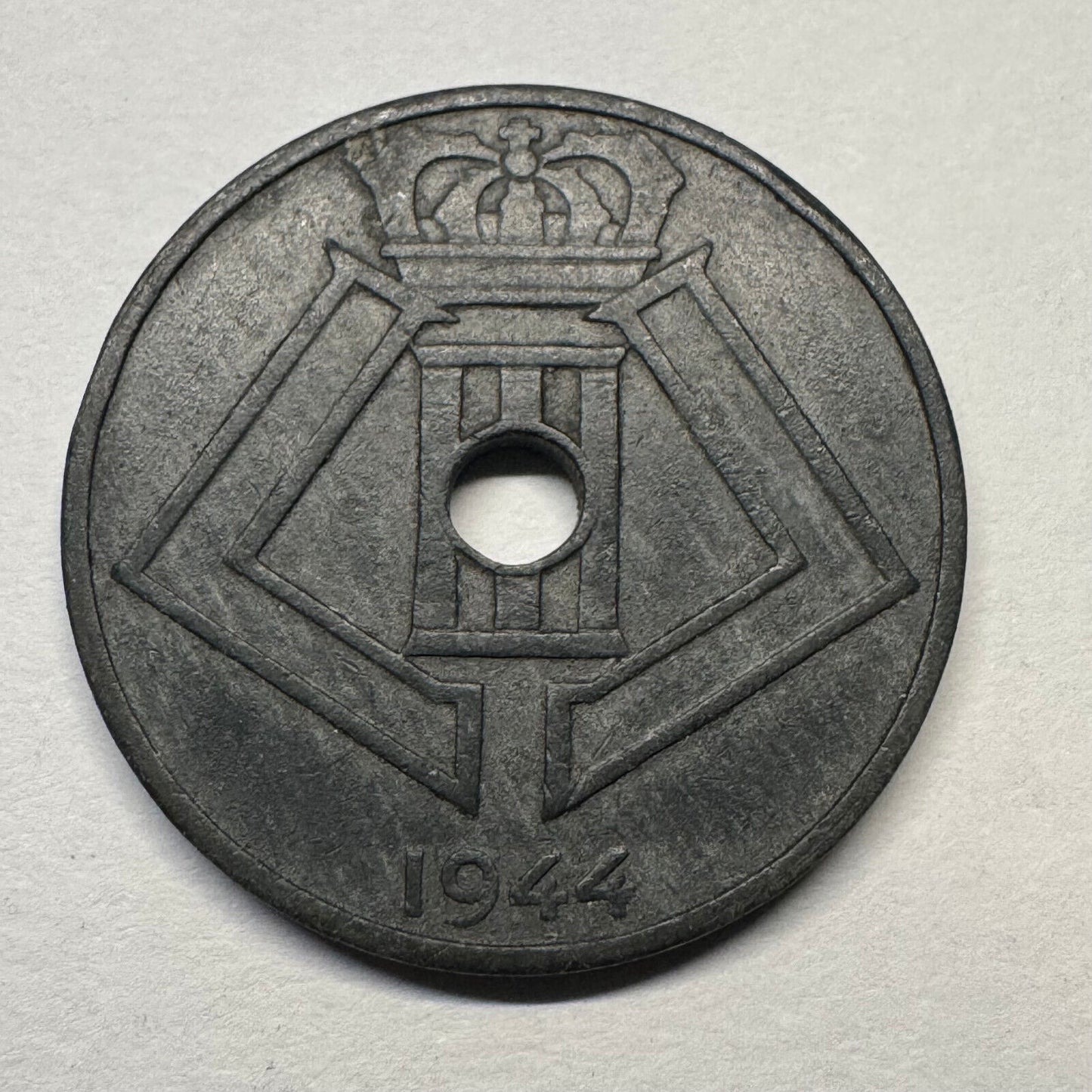 1944 Belgium 25 Centimes - Beautiful Coin - Lot #B-046