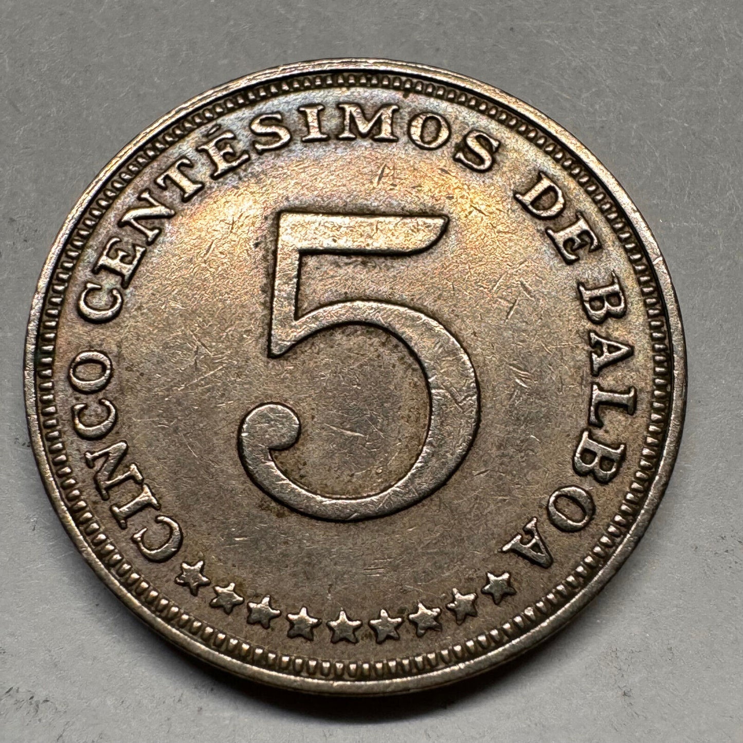 1966 Panama 5 Centesimos - Beautiful Coin - #A-031