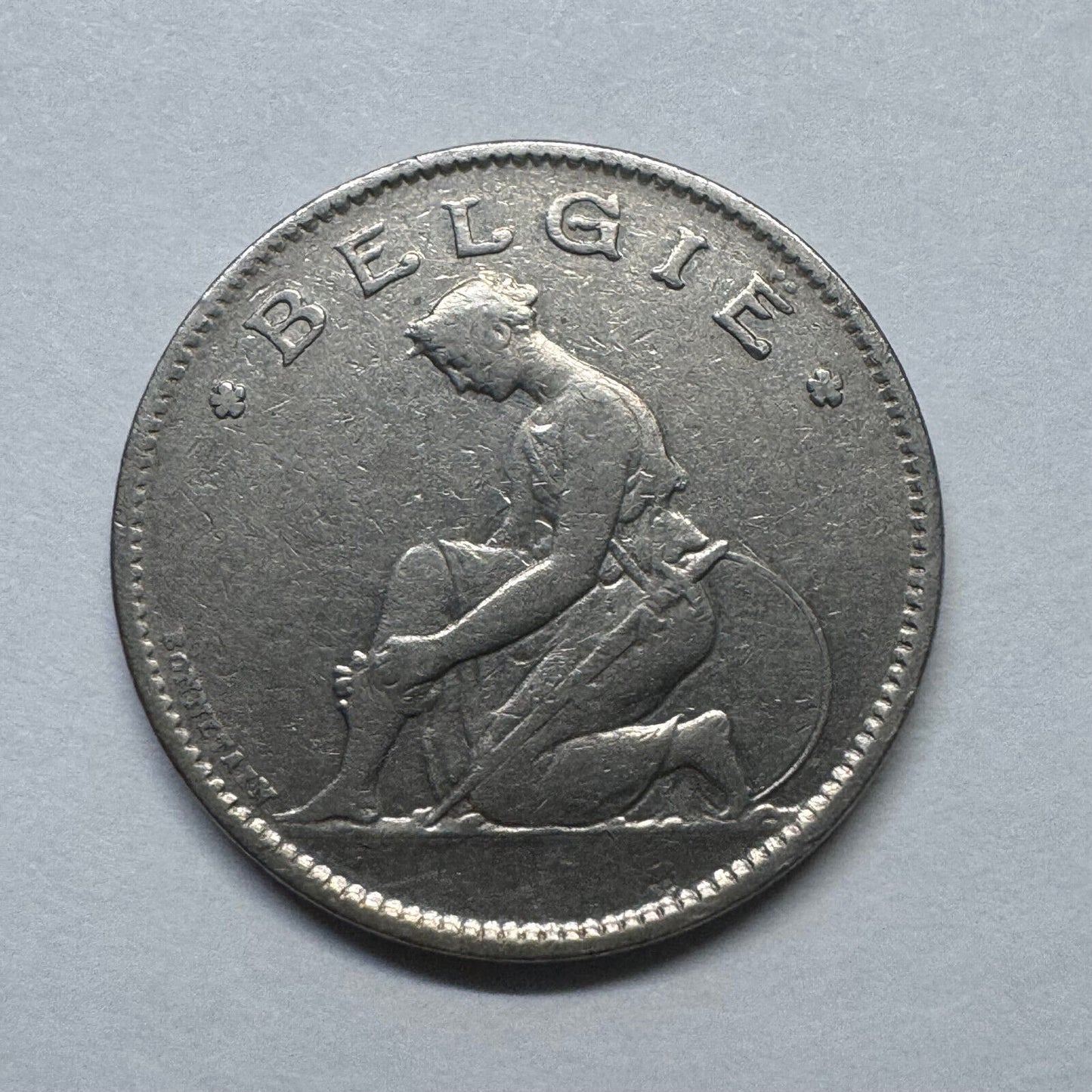1923 Belgium 1 Franc - Beautiful Coin - #B-022