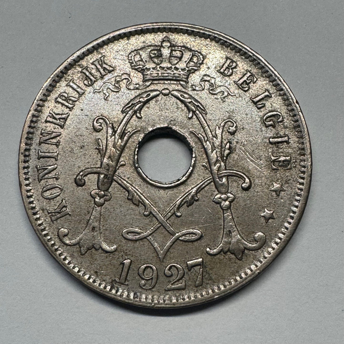 1927 Belgium 25 Centimes - Beautiful Coin - #B-047