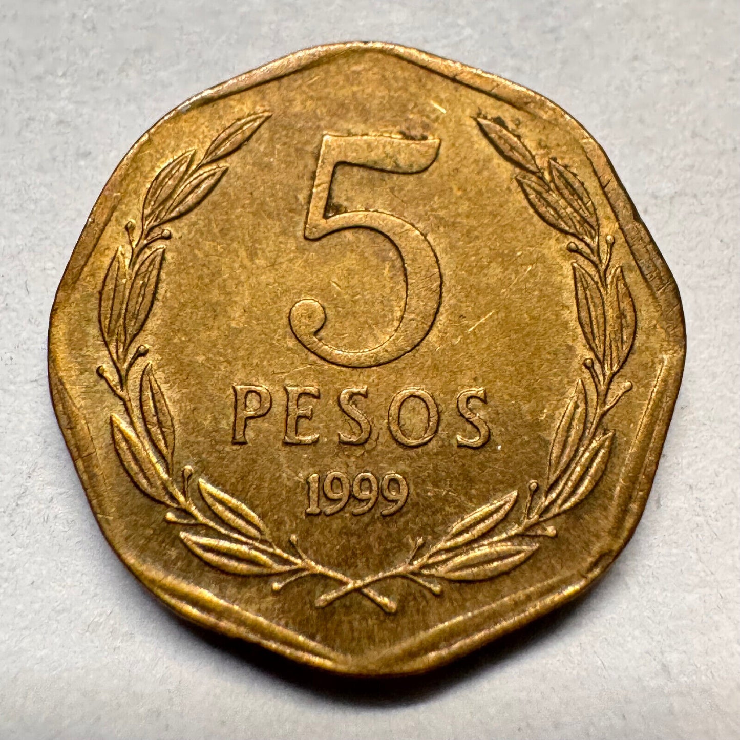 1999 Chile 5 Pesos - Beautiful Coin - #A-026