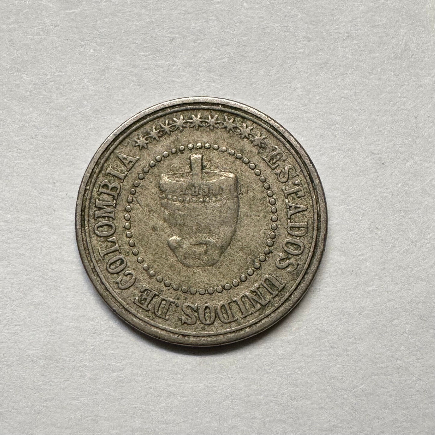 1881 Colombia 2 1/2 Centavos - Beautiful Coin - #B-018