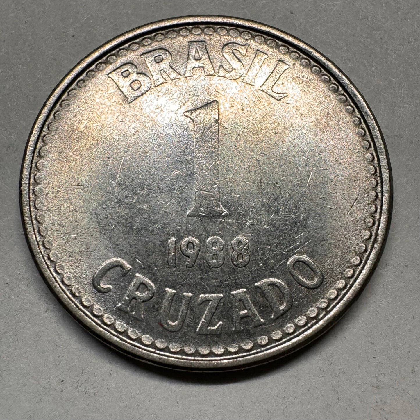 1988 Brazil 1 Cruzado - Beautiful Coin - #A-031