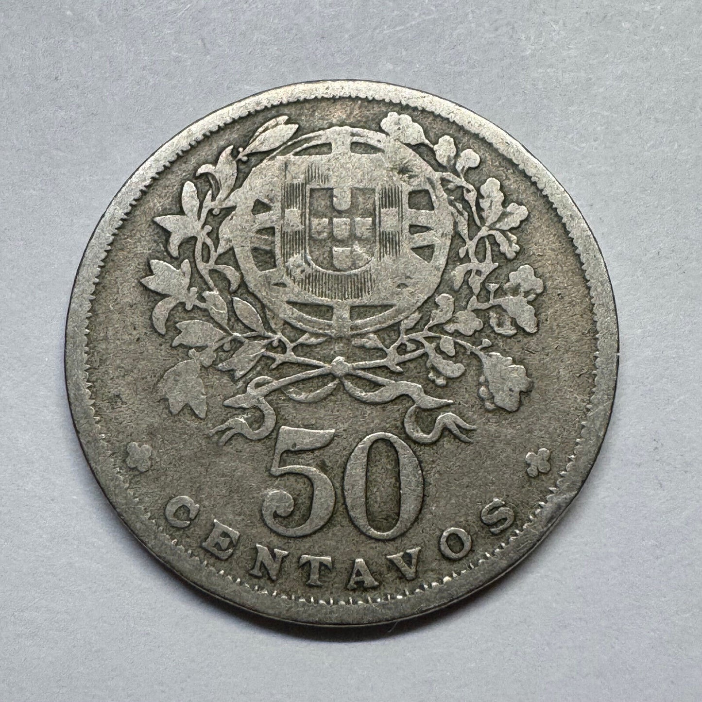 1931 Portugal 50 Centavos - Beautiful Coin - #B-021