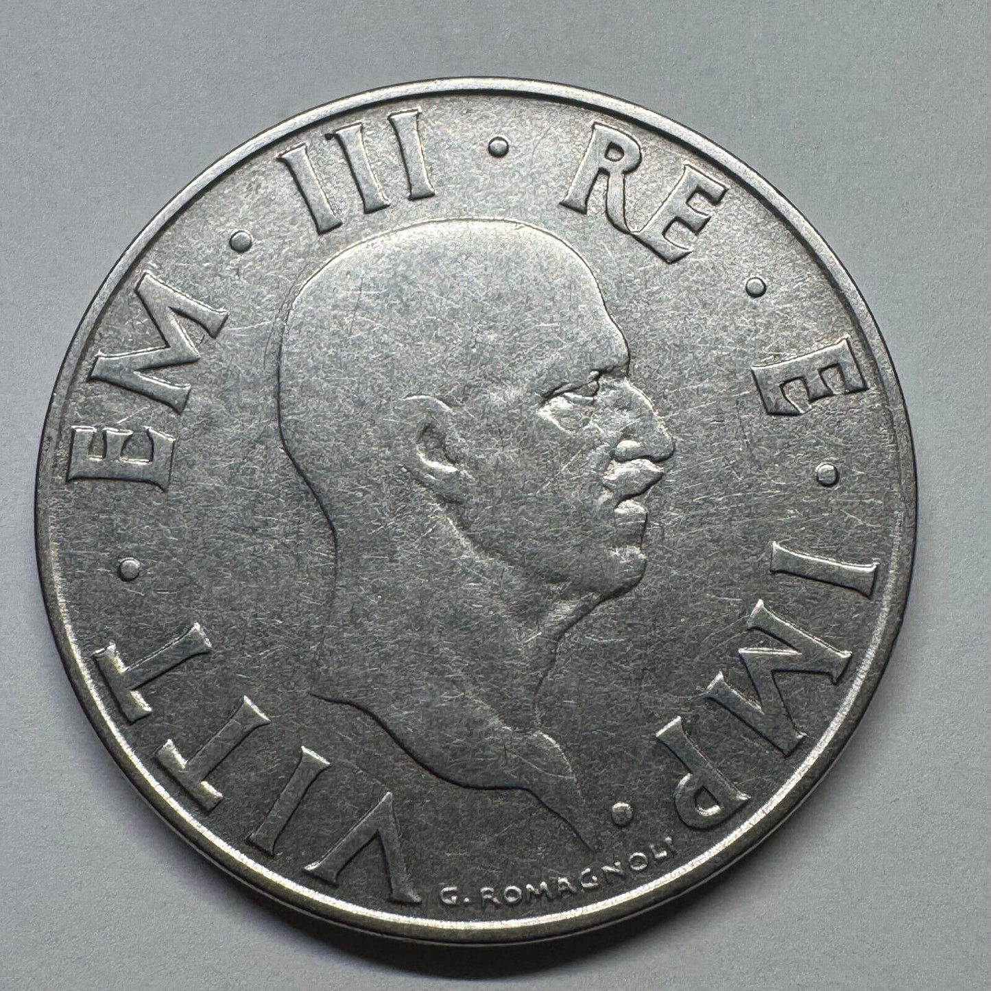 1940 Italy 2 Lire - Beautiful Coin - Lot #B-045