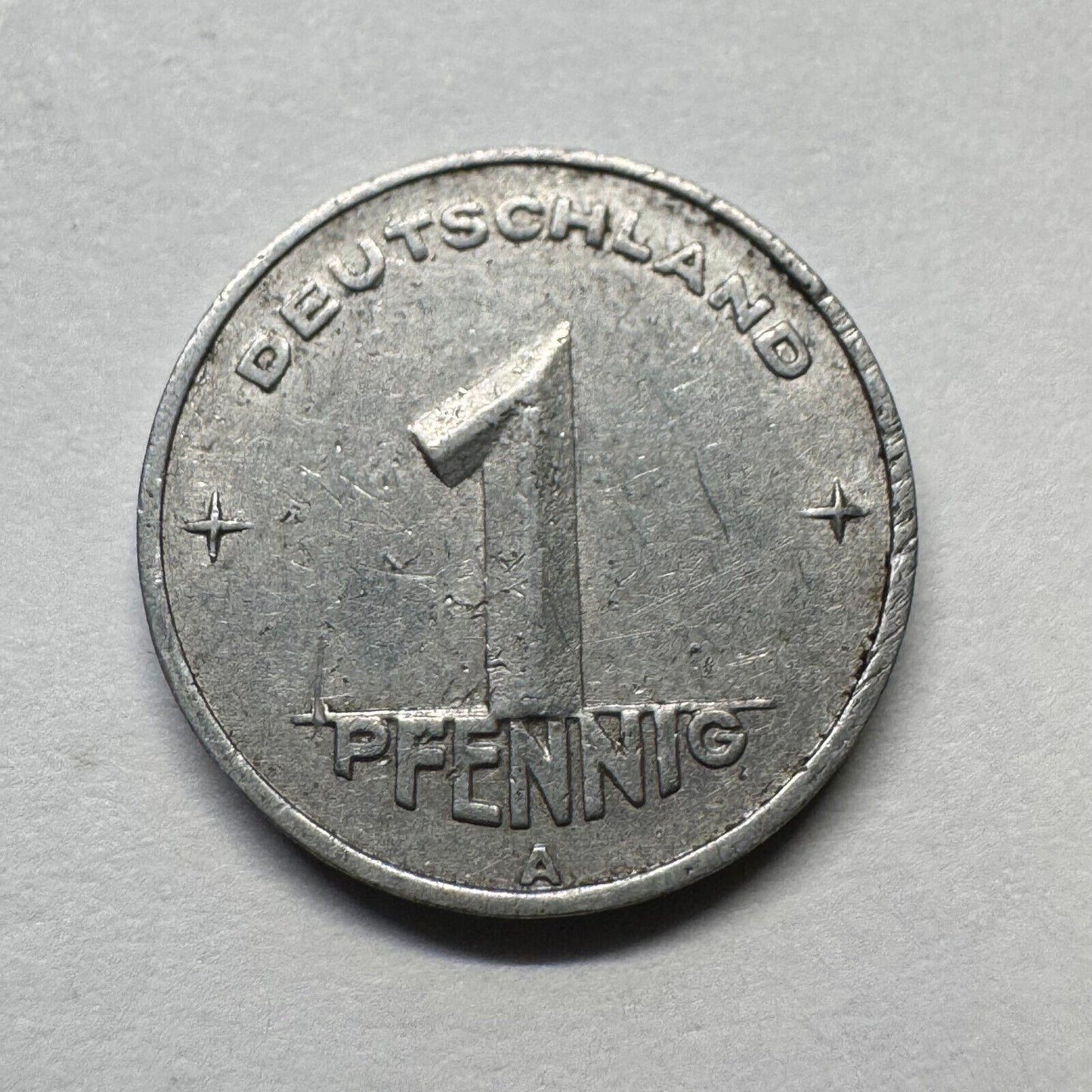 1950 Germany 1 Pfennig - Beautiful Coin - #A-095