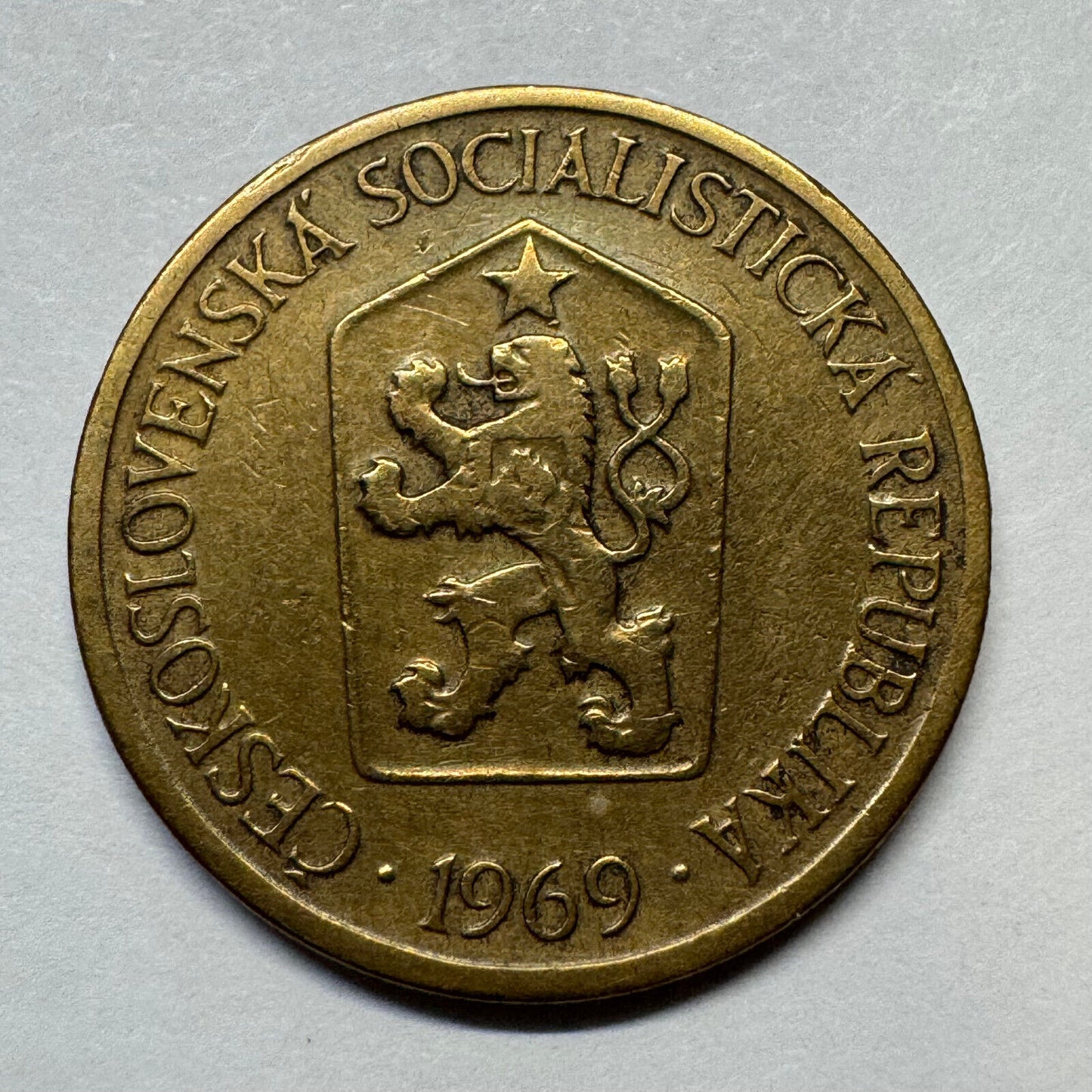 1969 Czechoslovakia 1 Koruna - Beautiful Coin - #B-027