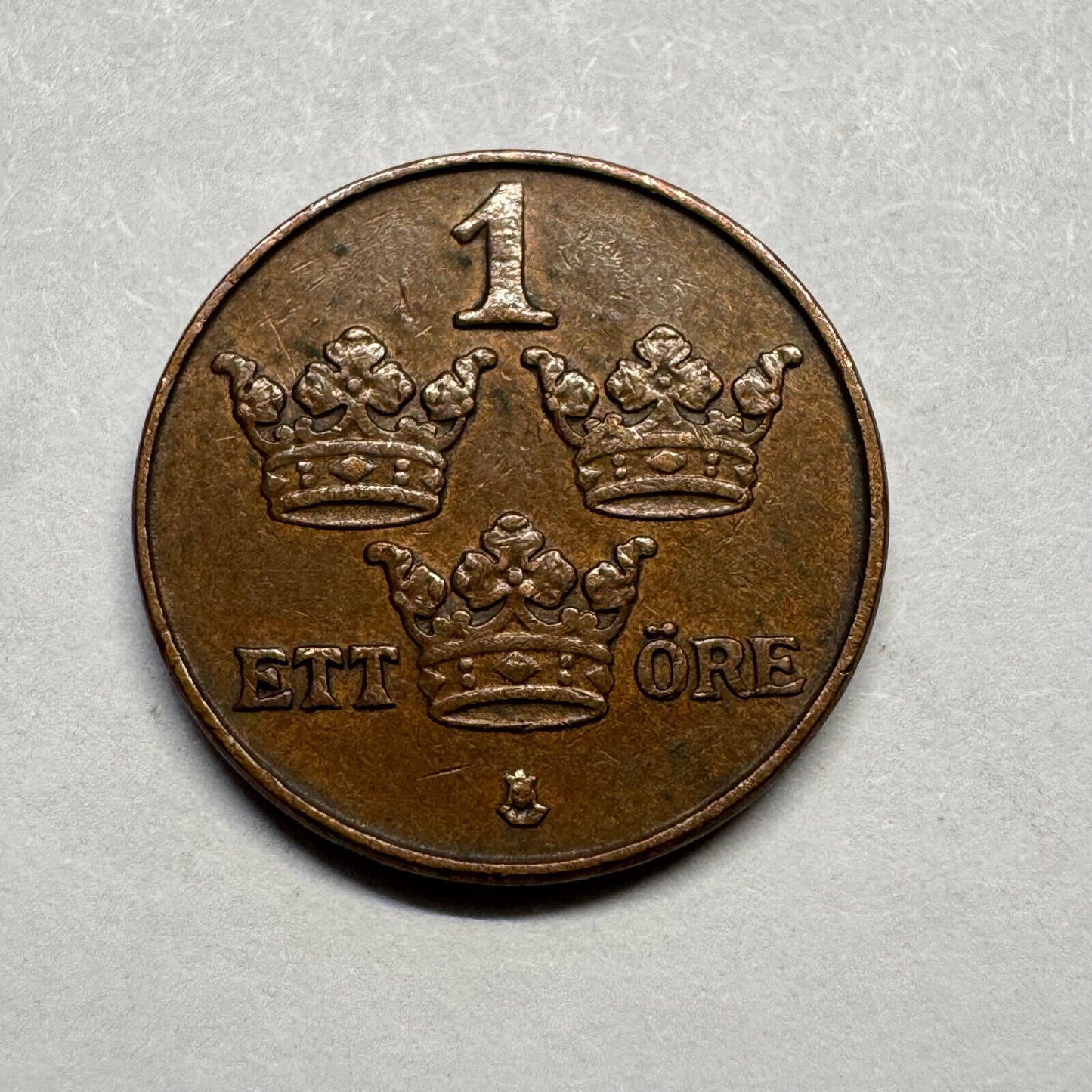 1950 Sweden 1 Ore - Beautiful Coin - #B-032