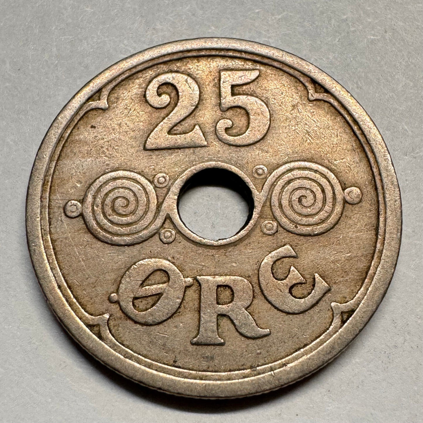 1929 Denmark 25 Ore - Beautiful Coin - #A-044