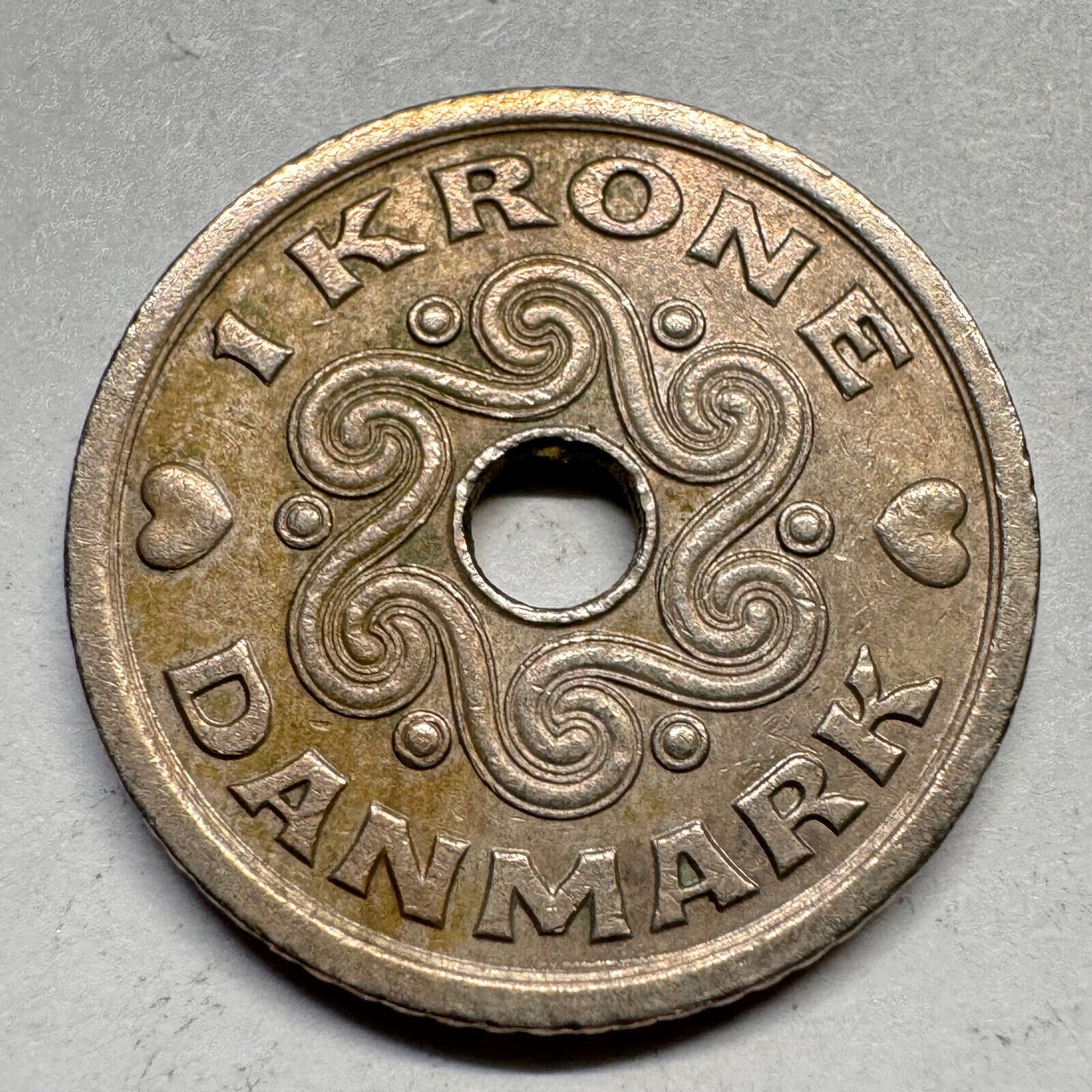 1992 Denmark 1 Krone - Beautiful Coin - #A-054
