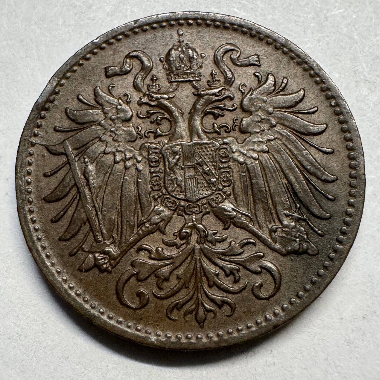 1894 Austria 2 Heller - Beautiful Coin - #A-079