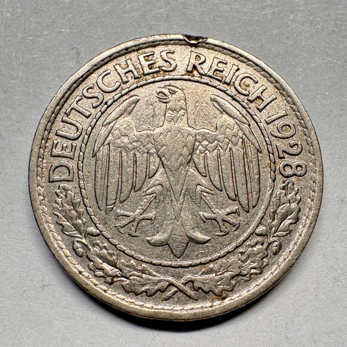 1928 Germany 50 Reichspfennig - A - Beautiful Coin - #A-017