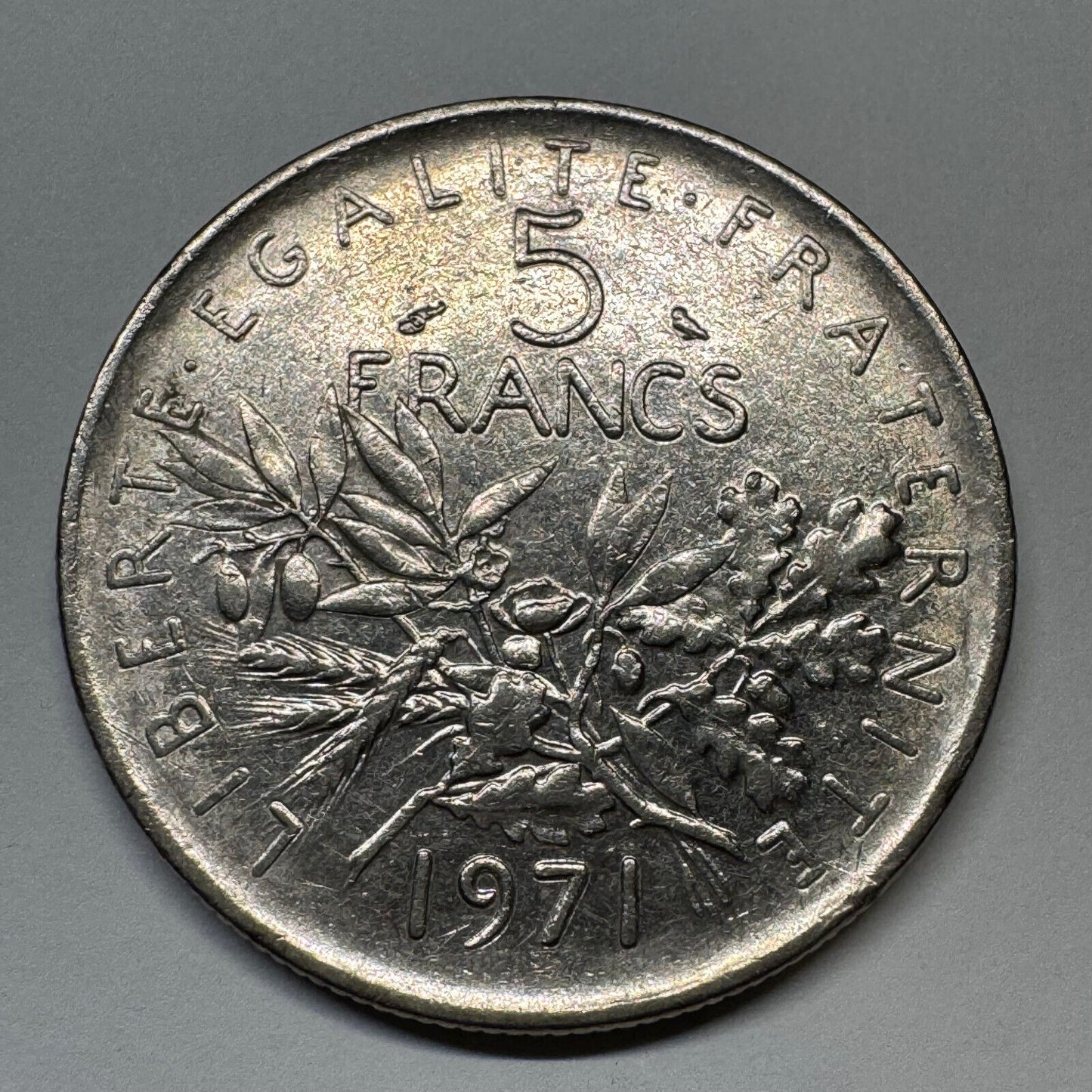 1971 France 5 Francs - Beautiful Coin - #B-054