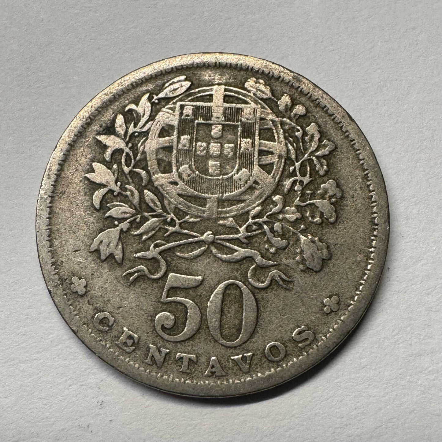 1947 Portugal 50 Centavos - Beautiful Coin - #B-042