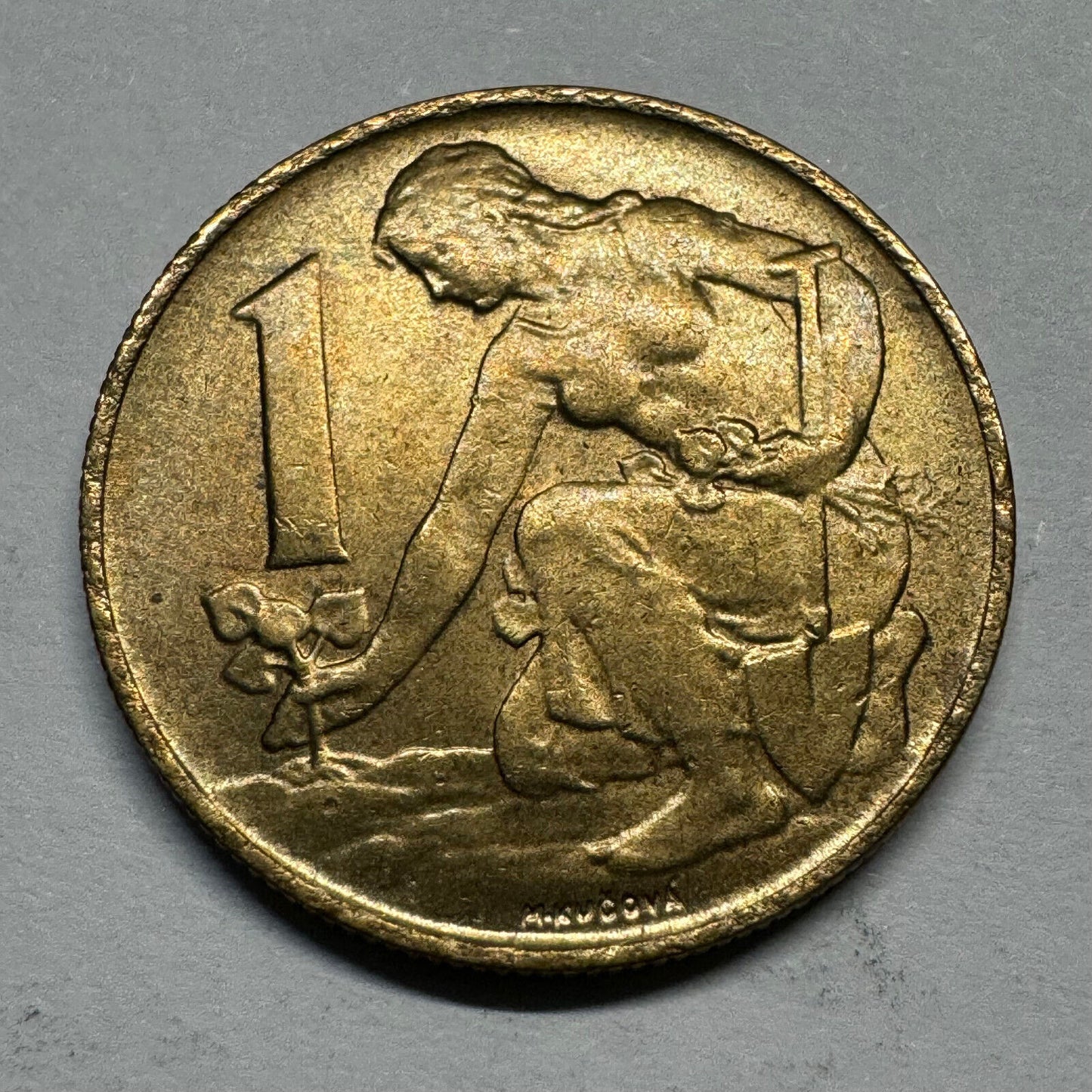 Czechoslovakia 1991 1 Koruna - Beautiful Coin - #A-007