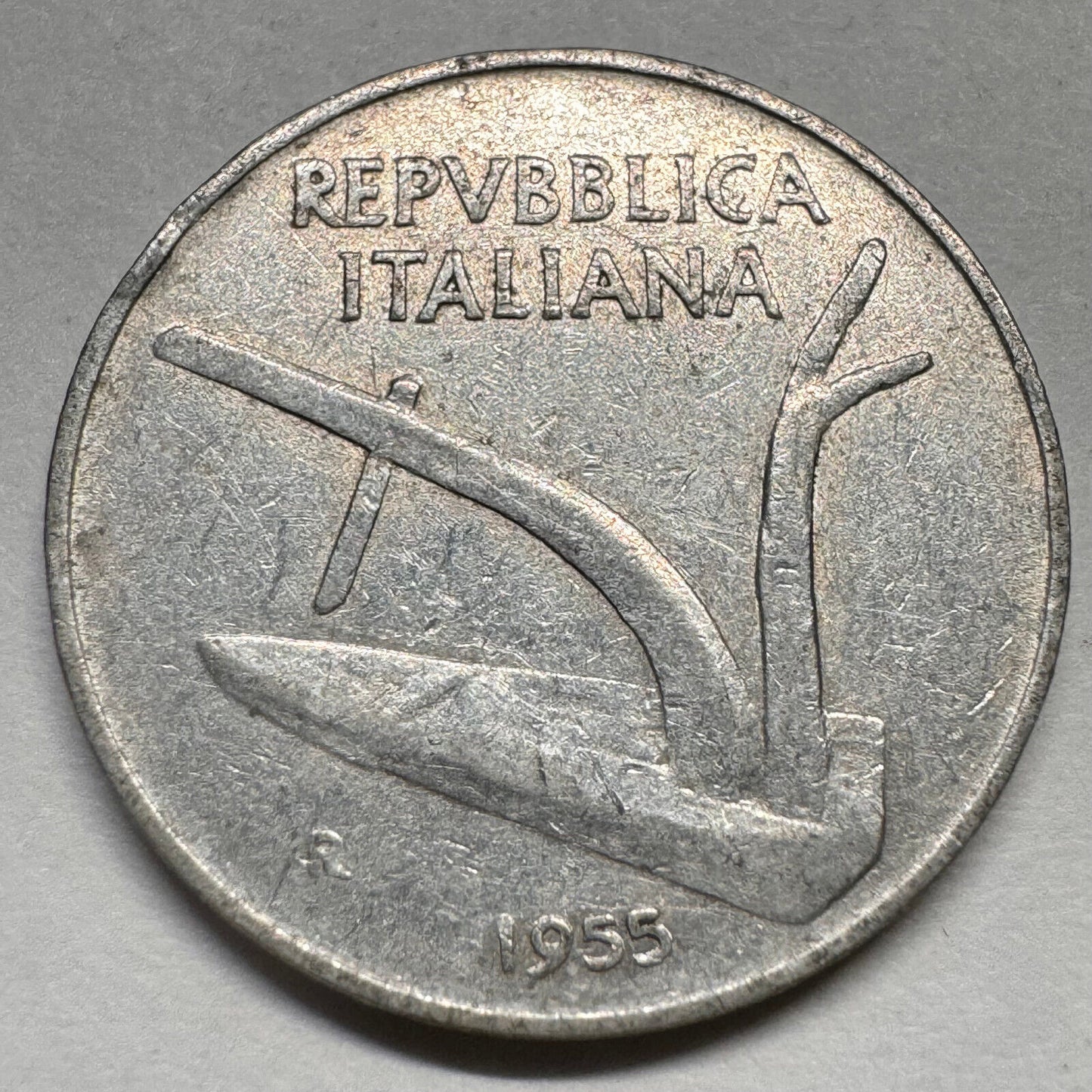 1955 Italy 10 Lire - Beautiful Coin - #A-063