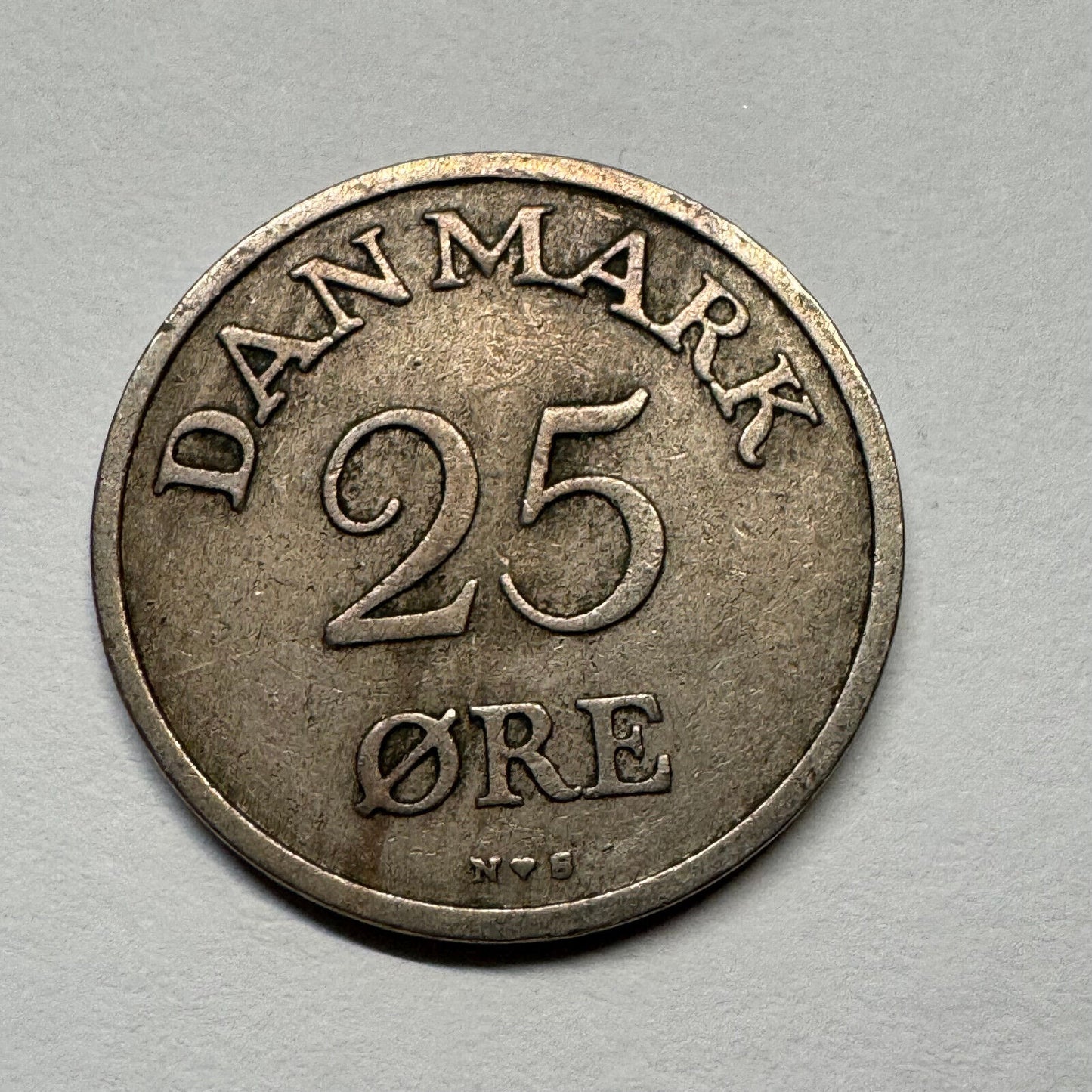 1950 Denmark 25 Ore - Beautiful Coin - #B-050