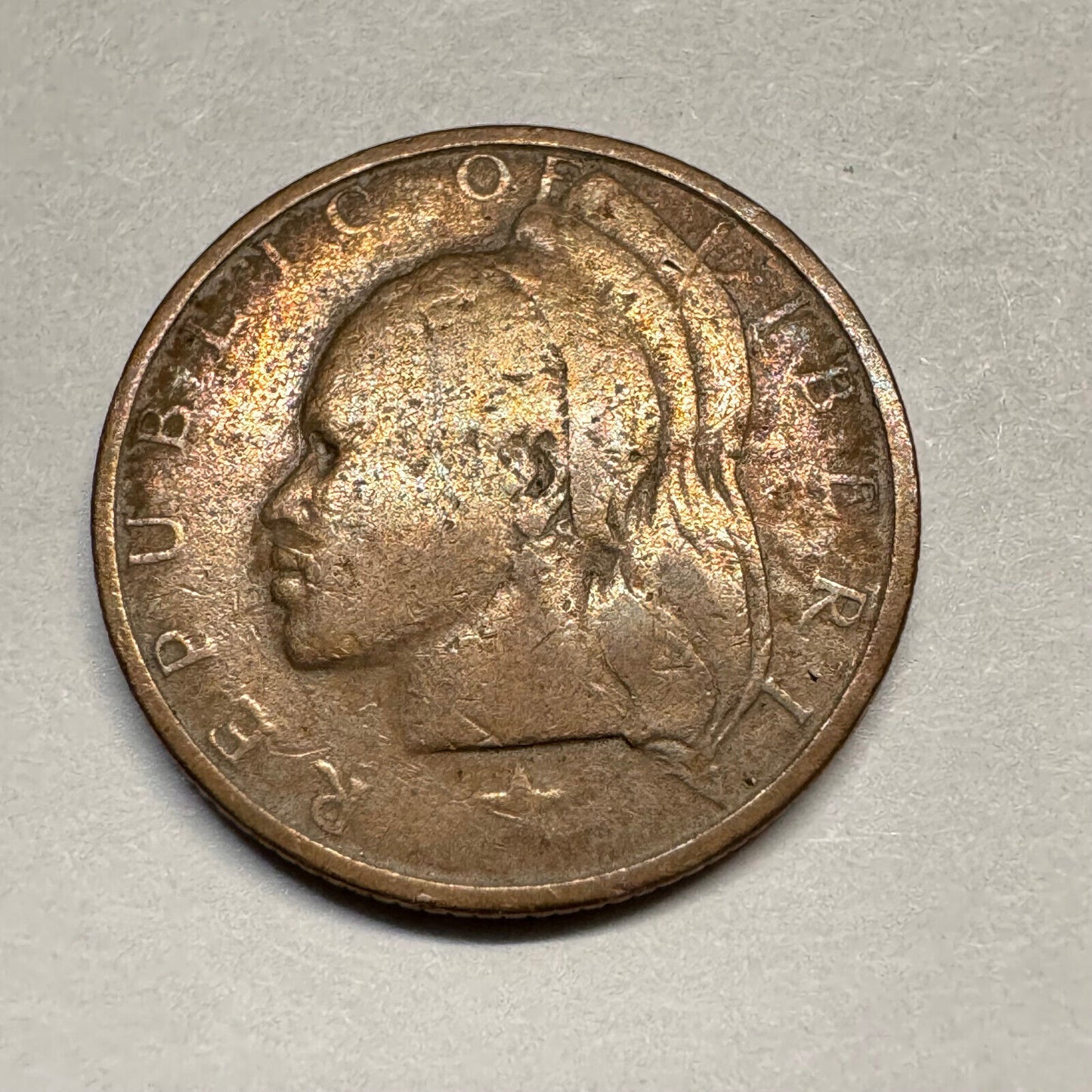 1966 Liberia 10 Cents - Beautiful Coin - #A-018