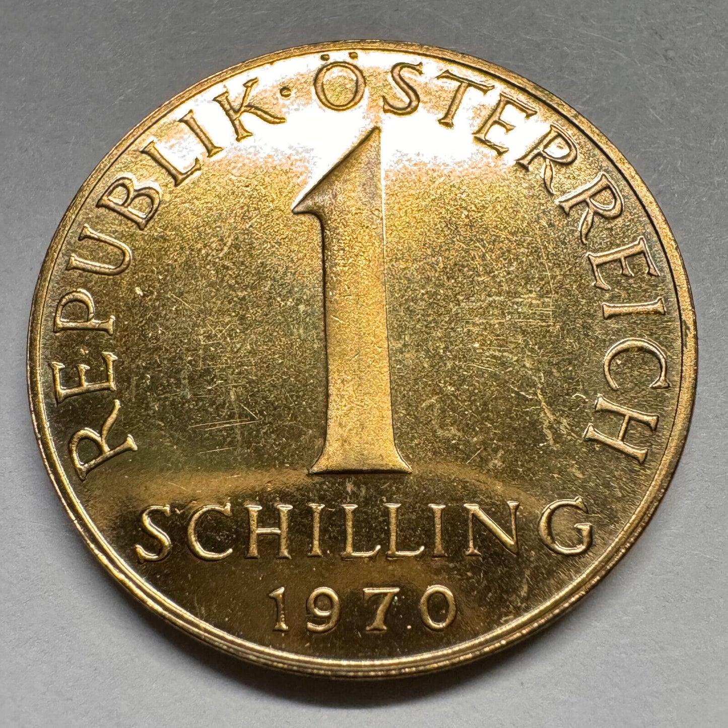 1970 Austria 1 Schilling - Beautiful Coin - #A-054