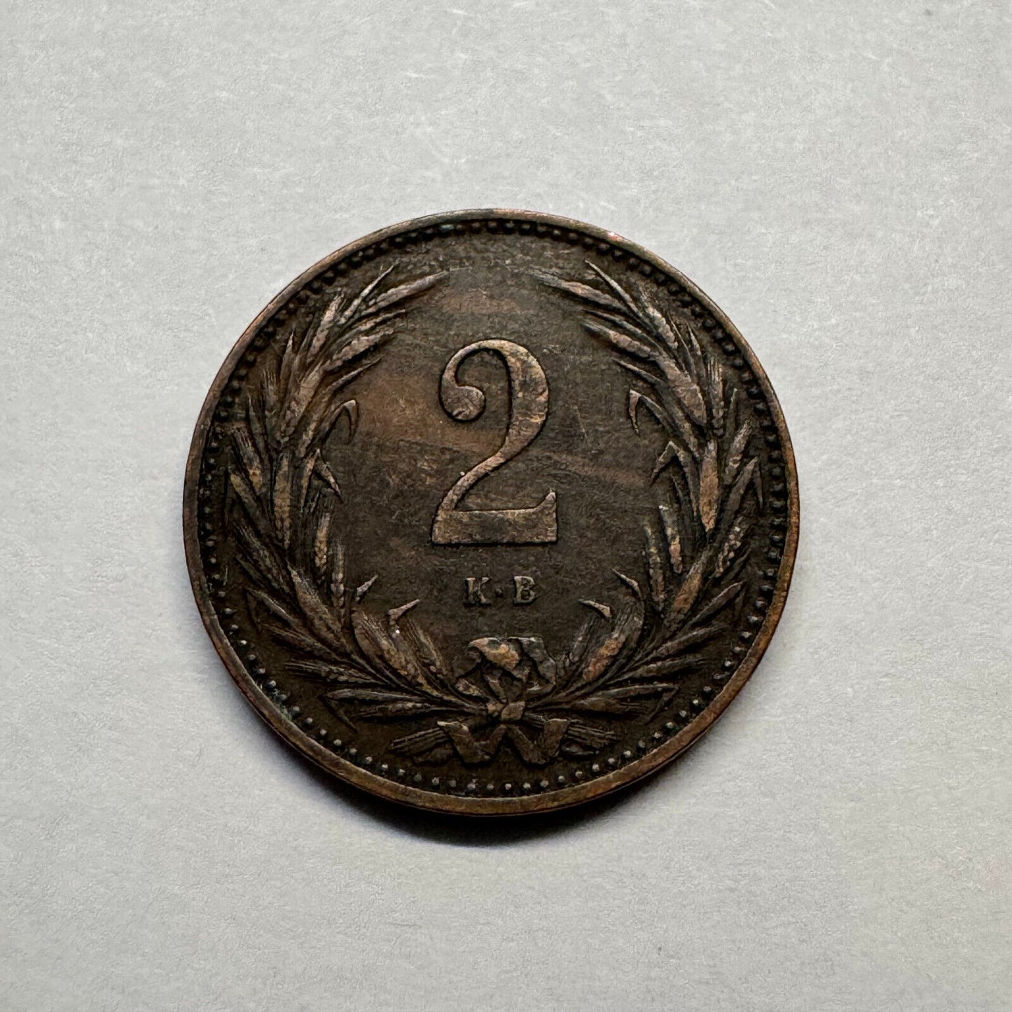 1895 Hungary 2 Filler - Beautiful Coin - #B-014