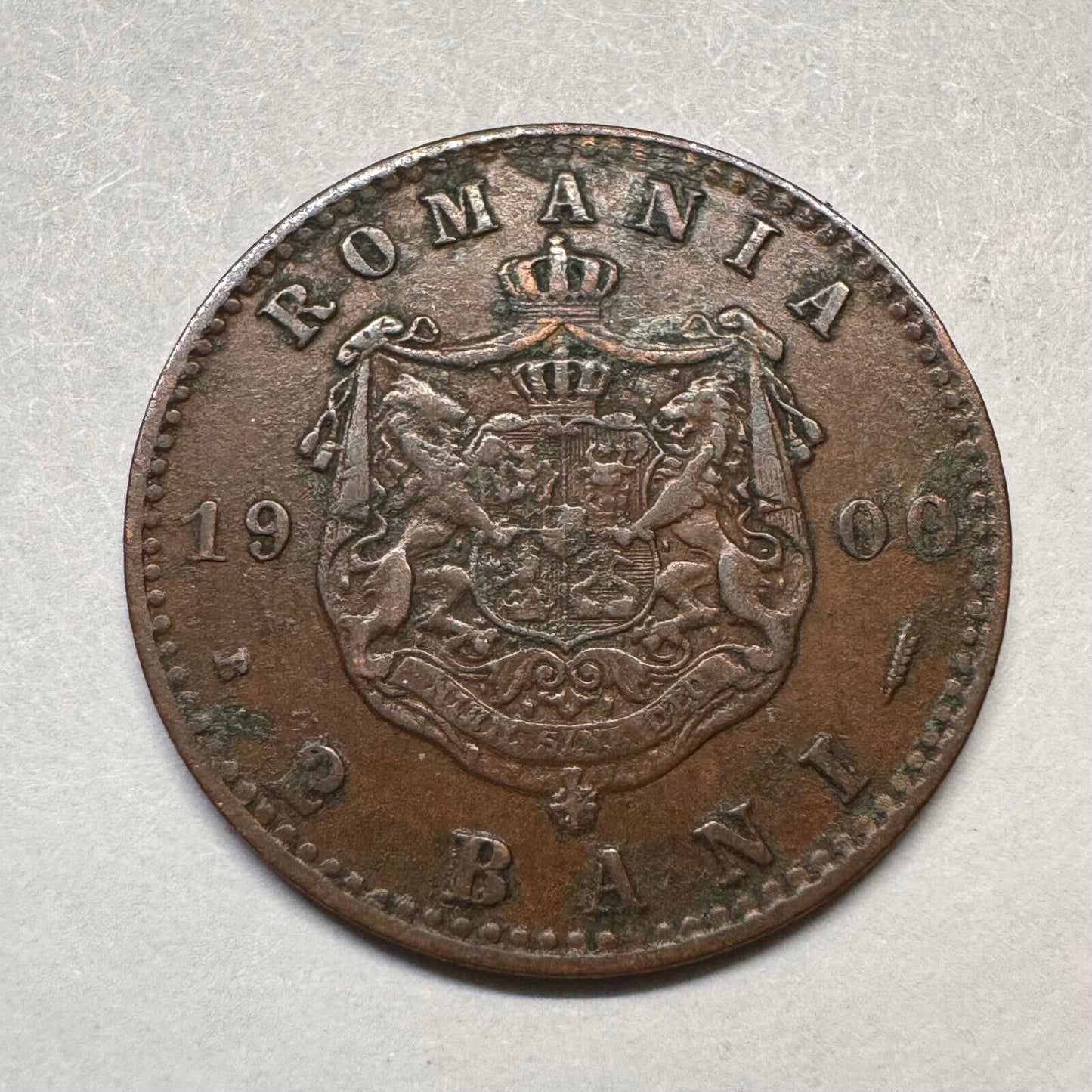 1900 Romania 2 Bani - Rare Condition - Beautiful Coin - #A-013