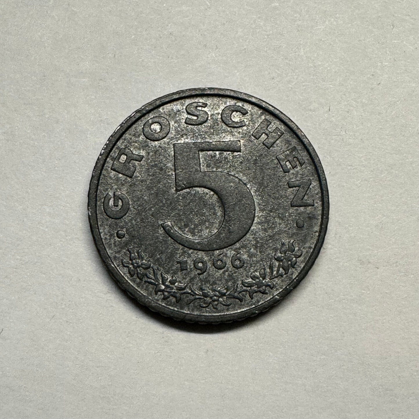 Austria 1966 5 Groschen - Beautiful Coin - #A-004