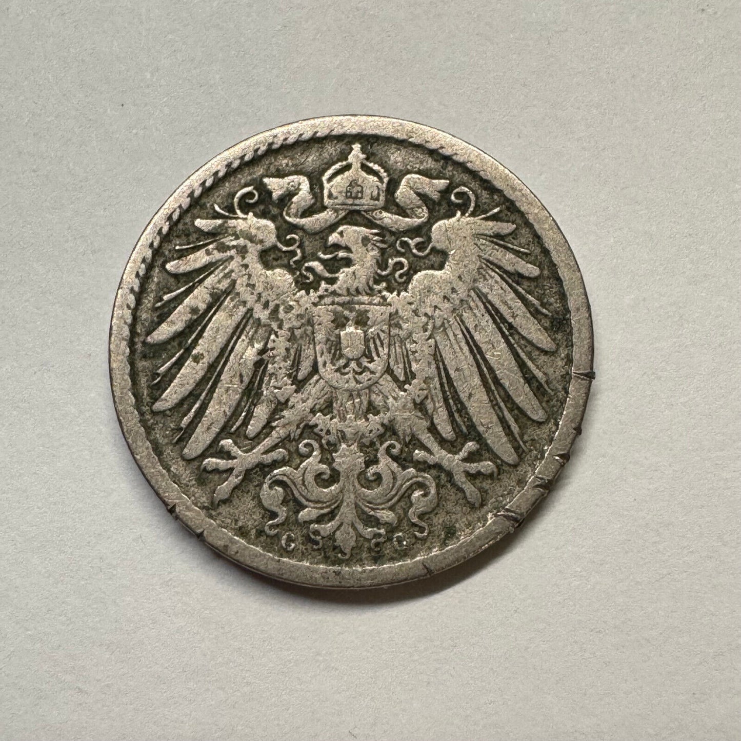 1892 Germany 5 Pfennig - Beautiful Coin - #B-050