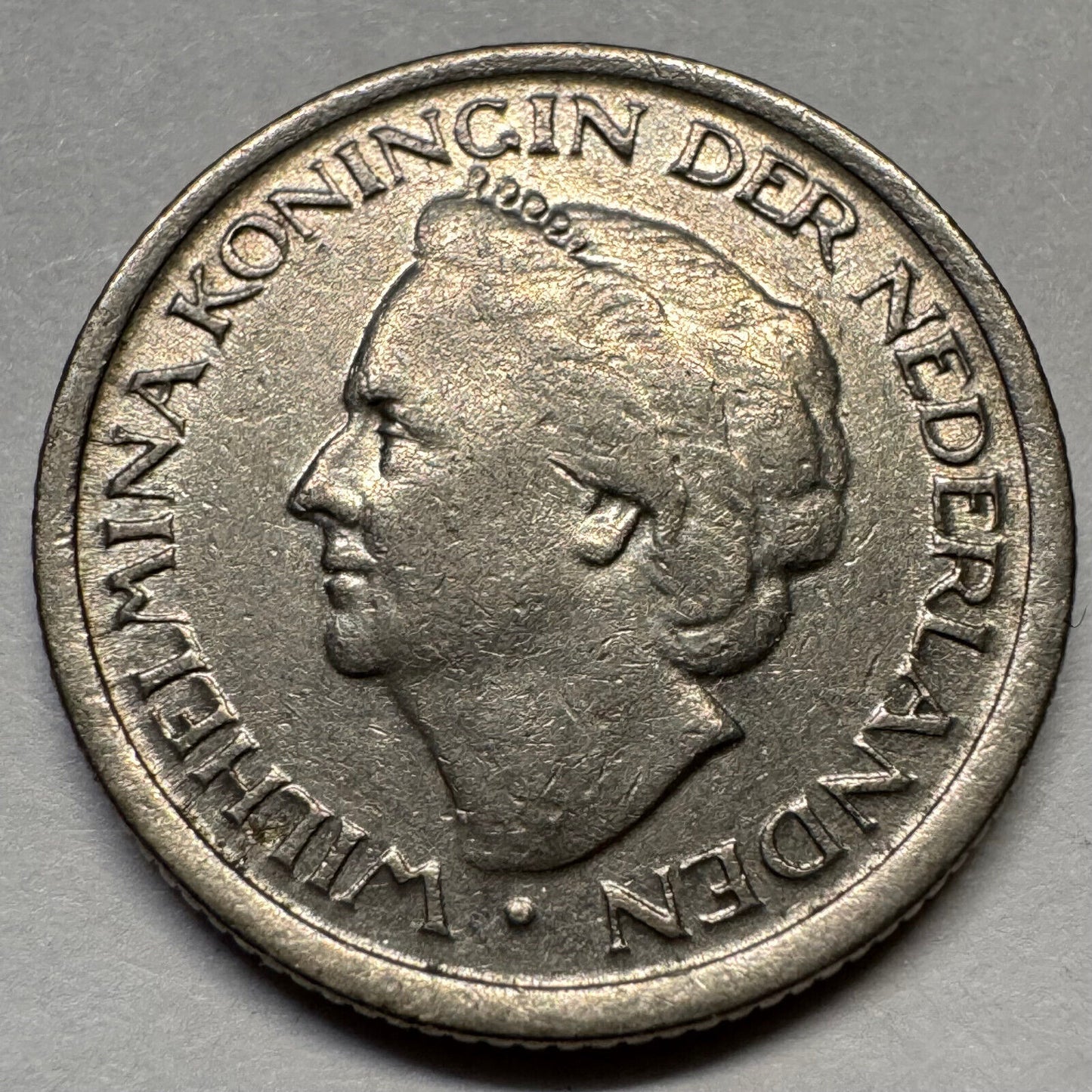 1948 Netherlands 25 Cents - Beautiful Coin - #A-084