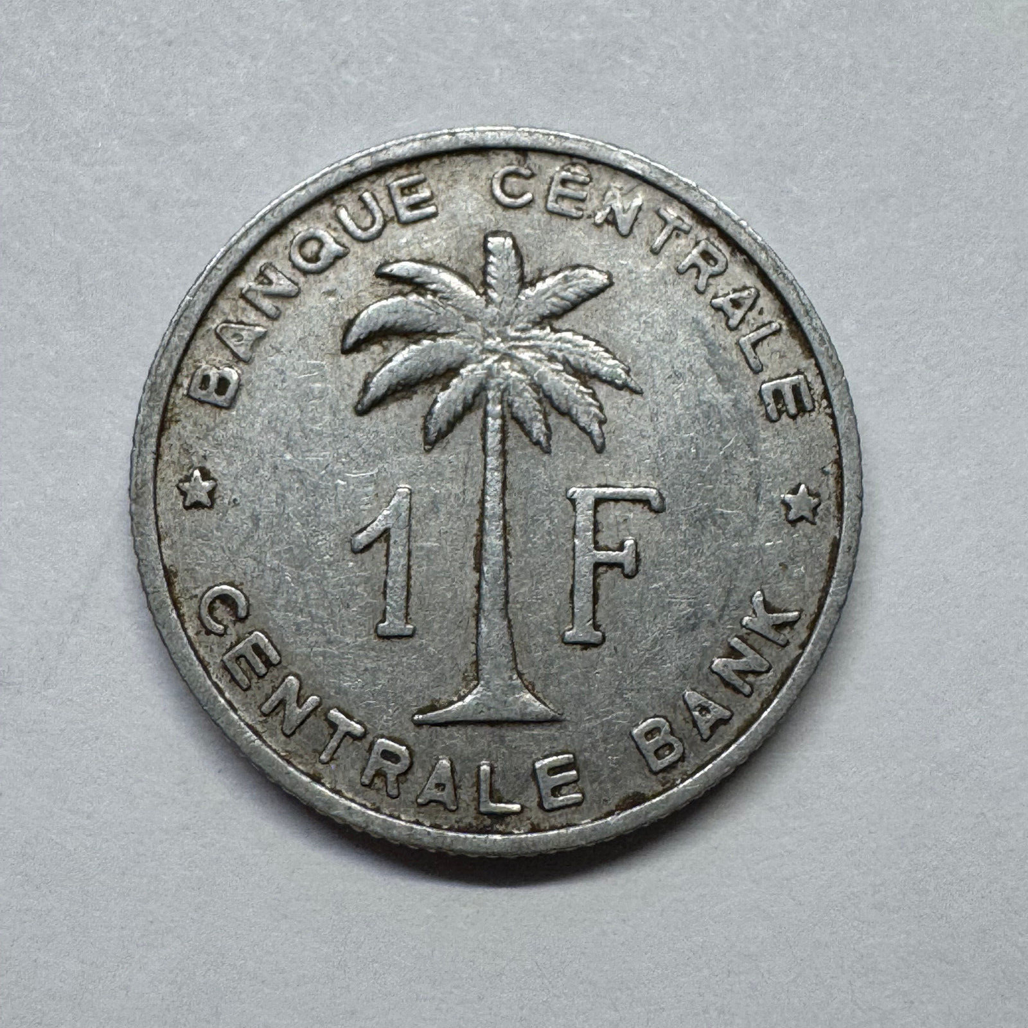 1958 Belgian Congo 1 Franc - Beautiful Coin - #B-031