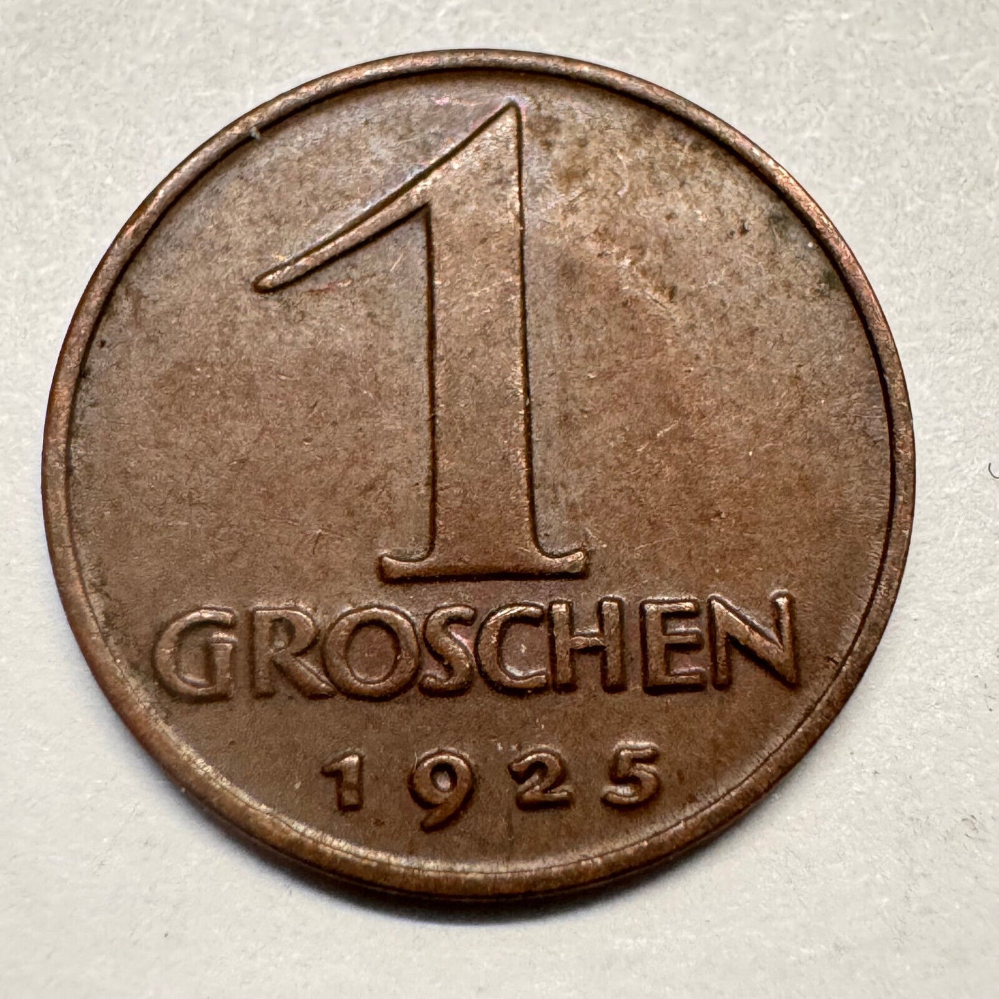 1925 Austria 1 Groschen - Beautiful Coin - #A-064
