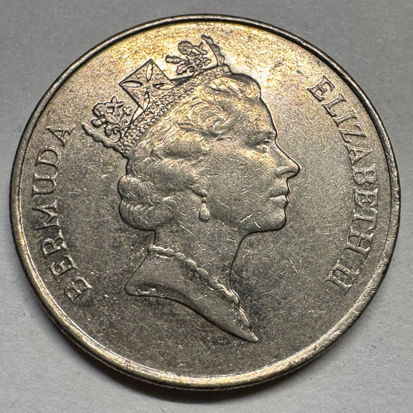 1996 Bermuda 25 Cents - Beautiful Coin - #A-076
