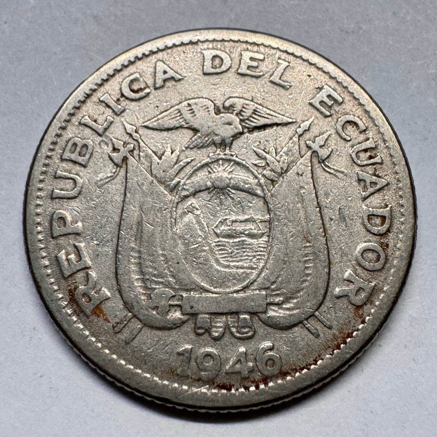 1946 Ecuador 1 Sucre - Beautiful Coin - #A-035