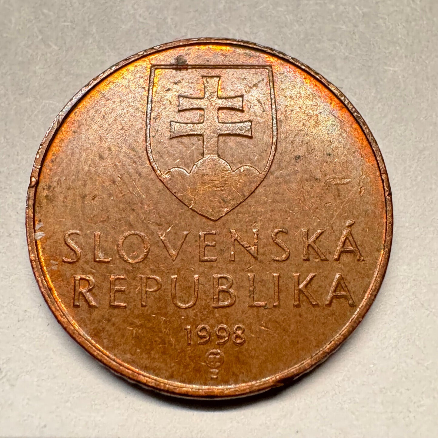 1998 Slovakia 50 Halierov - Beautiful Coin - #A-052