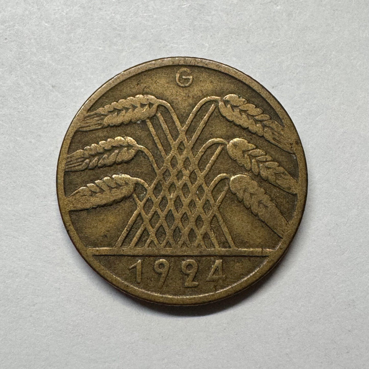 1924 Germany 10 Reichspfennig - Beautiful Coin - #B-017