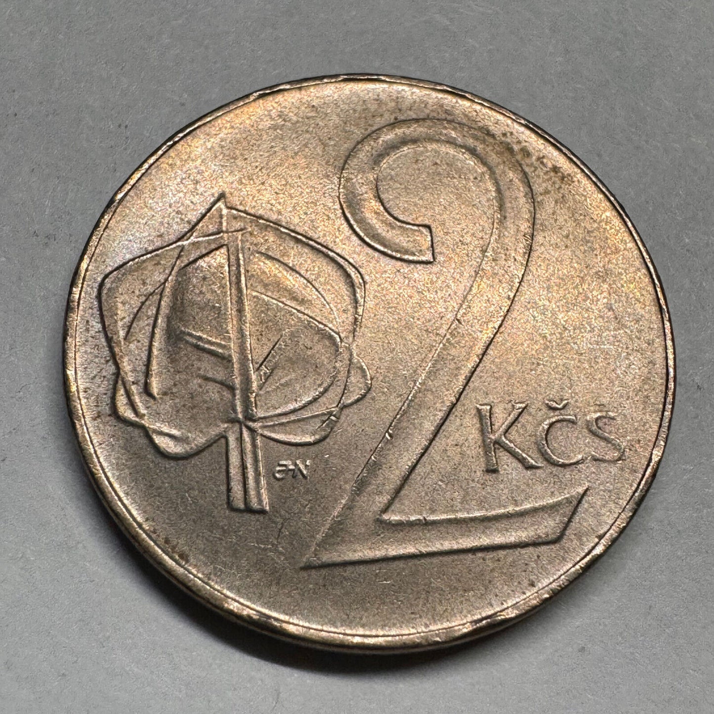1991 Czechoslovakia 2 Koruny - Beautiful Coin - #A-013