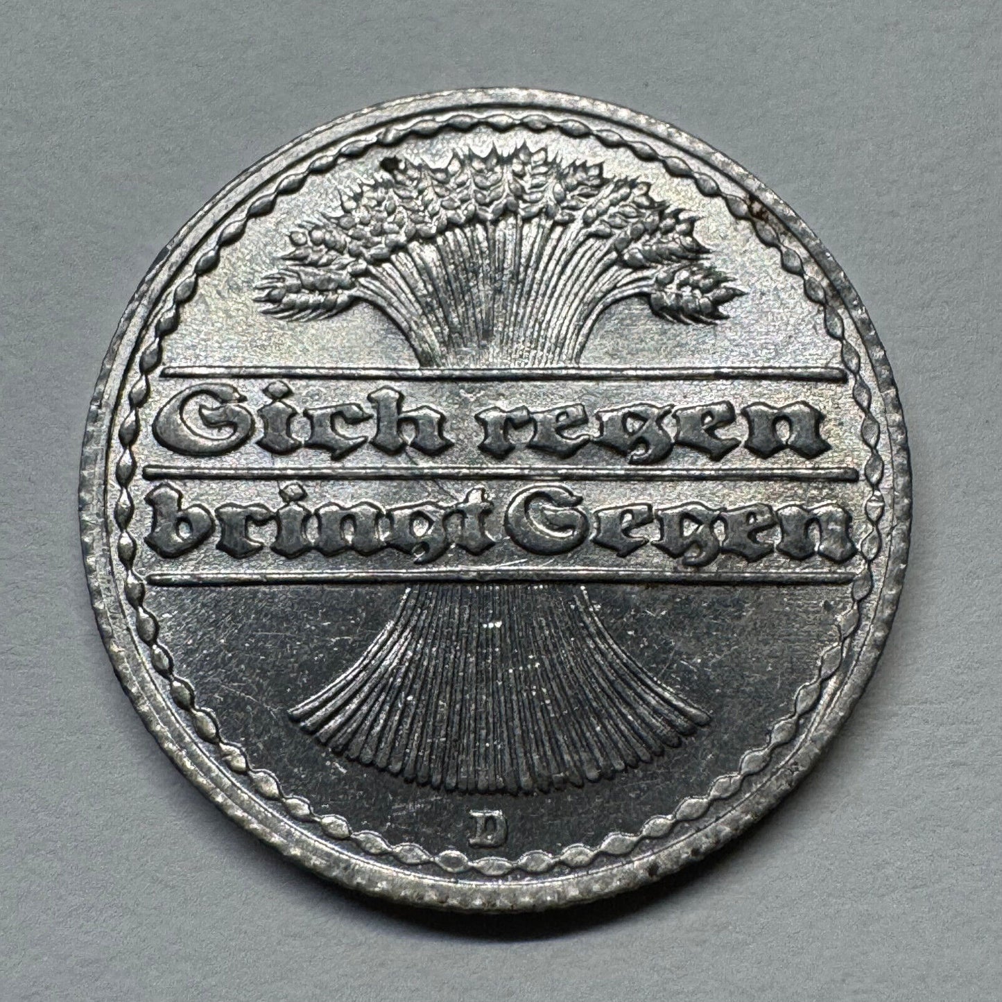 1920 Germany 50 Pfennig - Beautiful Coin - #B-043