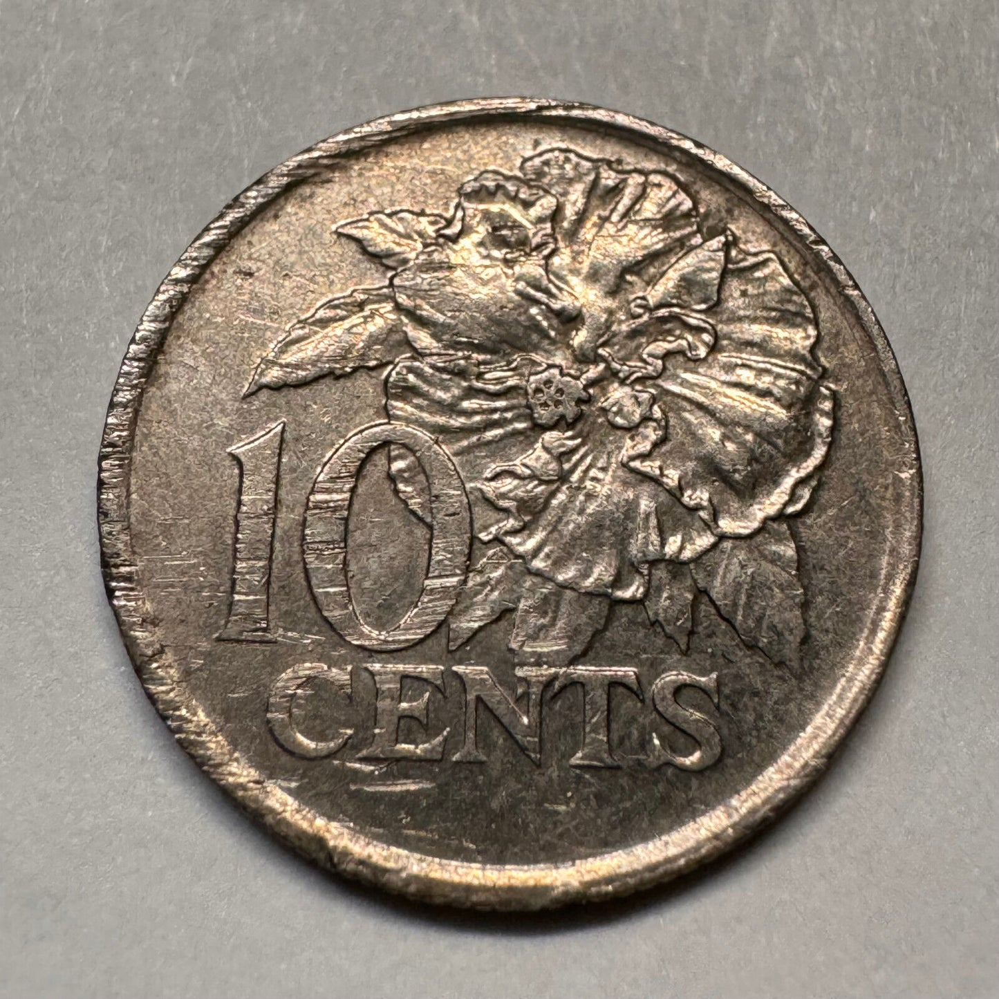 1977 Trinidad 10 Cents - Beautiful Coin - #A-016