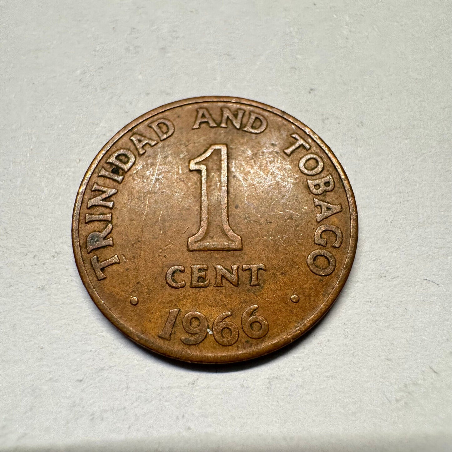 1966 Trinidad 1 Cent - Beautiful Coin - #A-008