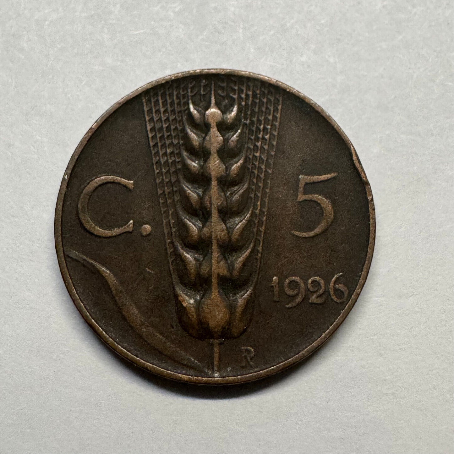 1926 Italy 5 Centesimi - Beautiful Coin - #B-025