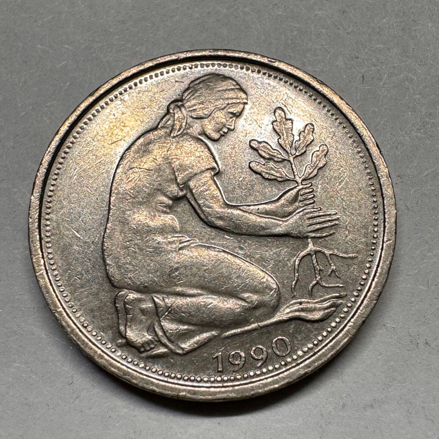 1990 Germany 50 Pfennig - A - Beautiful Coin - #A-031