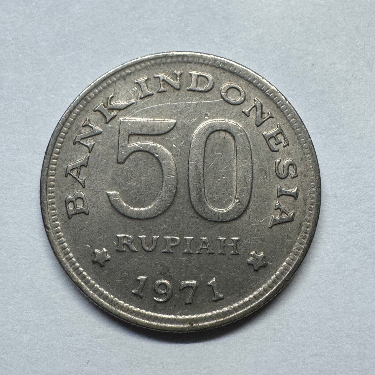 1971 Indonesia 50 Rupiah - Beautiful Coin - #B-012