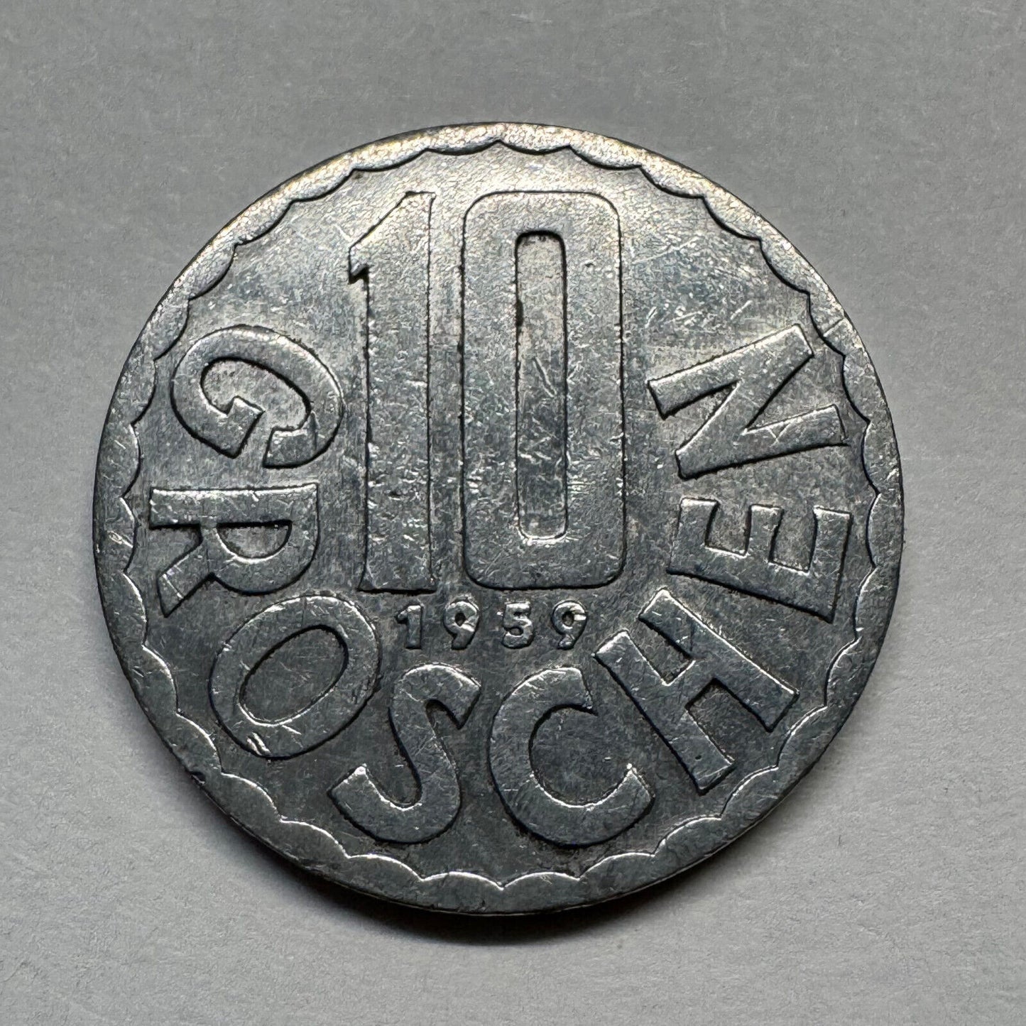 1959 Austria 10 Groschen - Beautiful Coin - #B-028