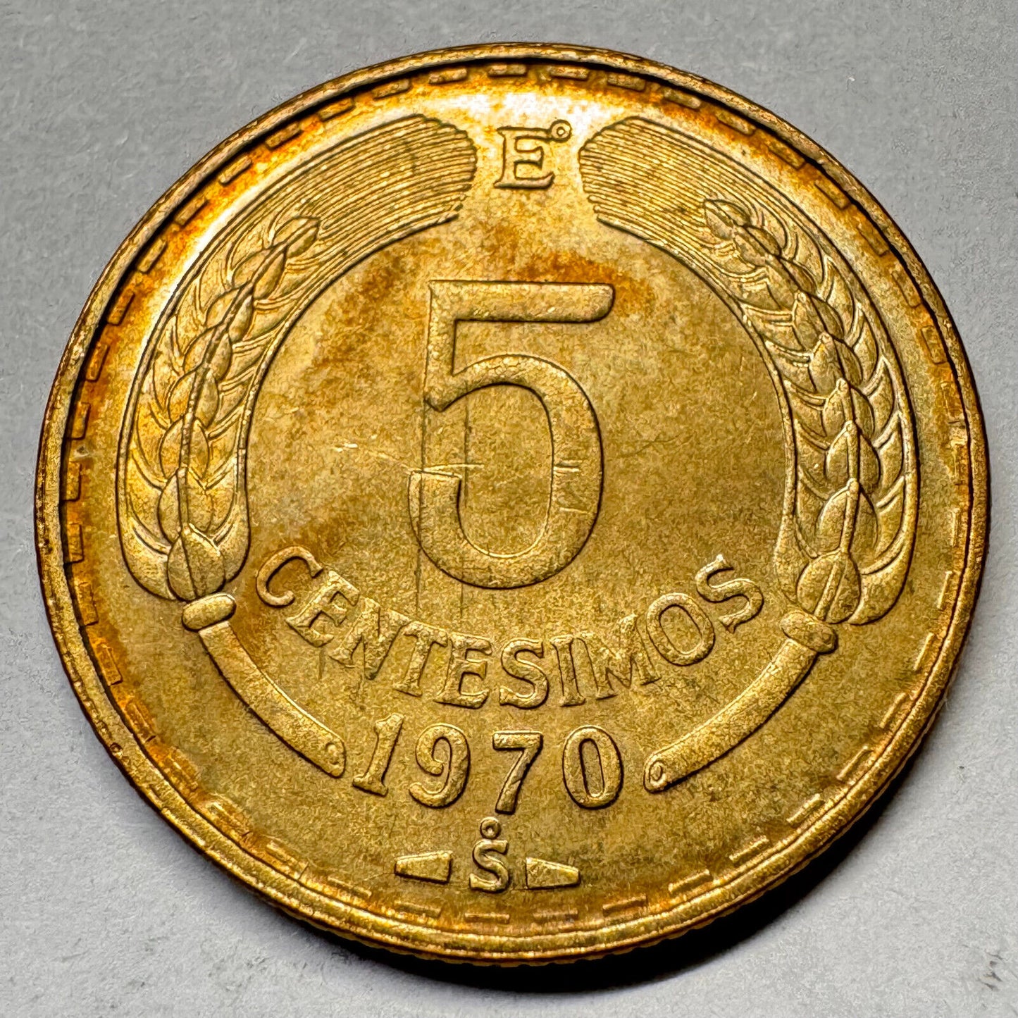 1970 Chile 50 Centesimos- Beautiful Coin - #A-017